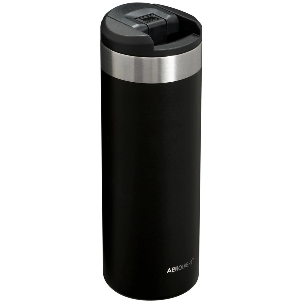 2. Stanley - termos calatorie - The Aerolight Transit Mug - Negru - 470 ml