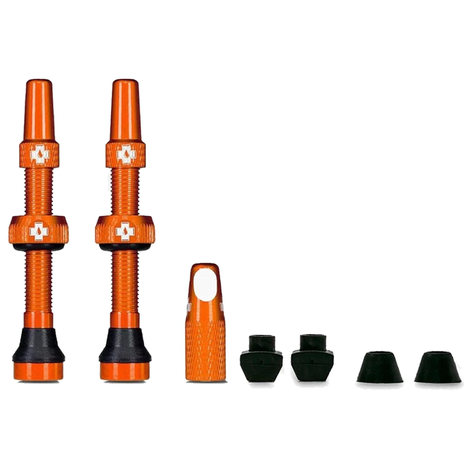 Muc-Off - valve tubeless V2 - Tubeless Valves V2 - portocaliu - 60mm - 61985
