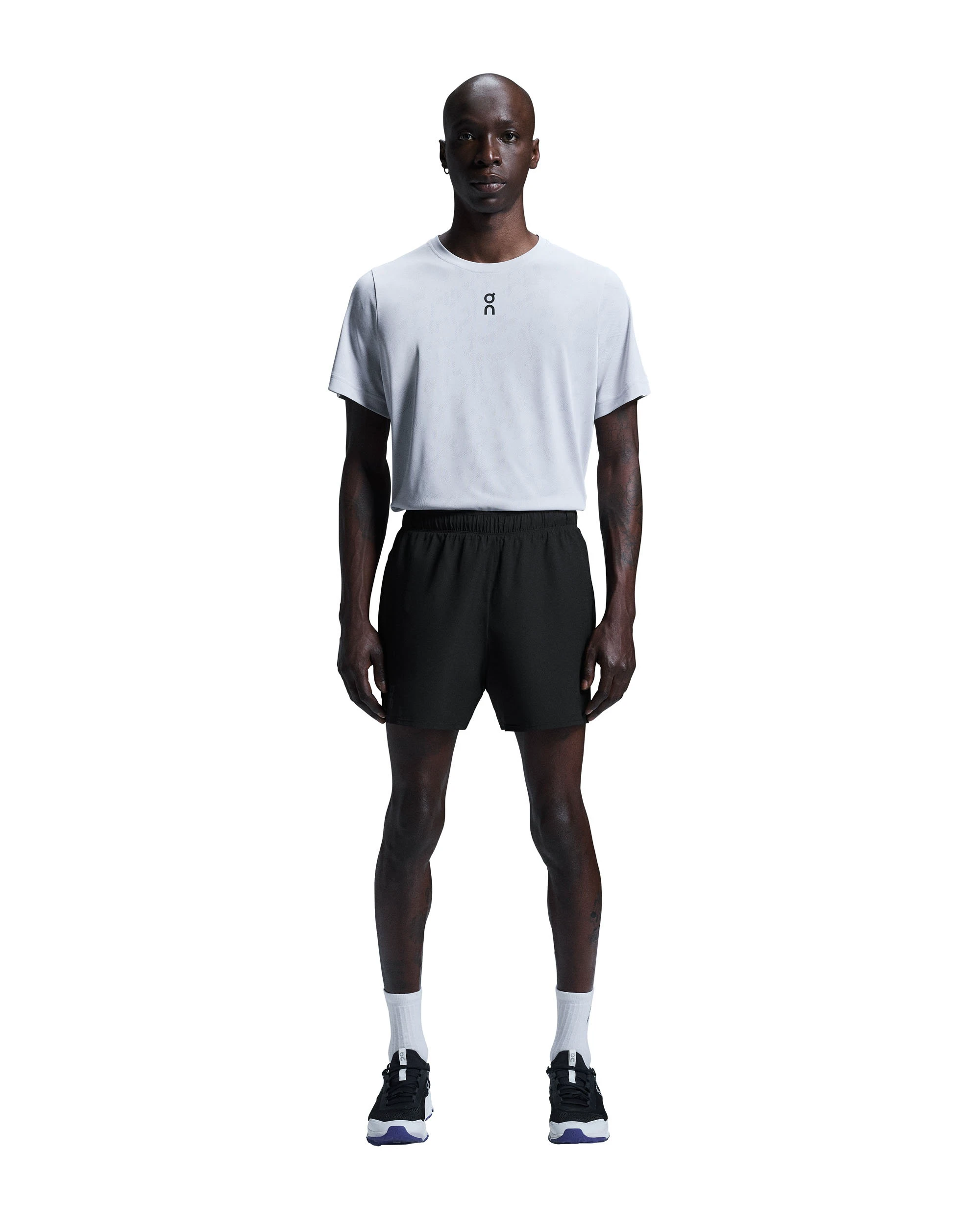 1. On - pantaloni scurti - Trail Shorts - Negru