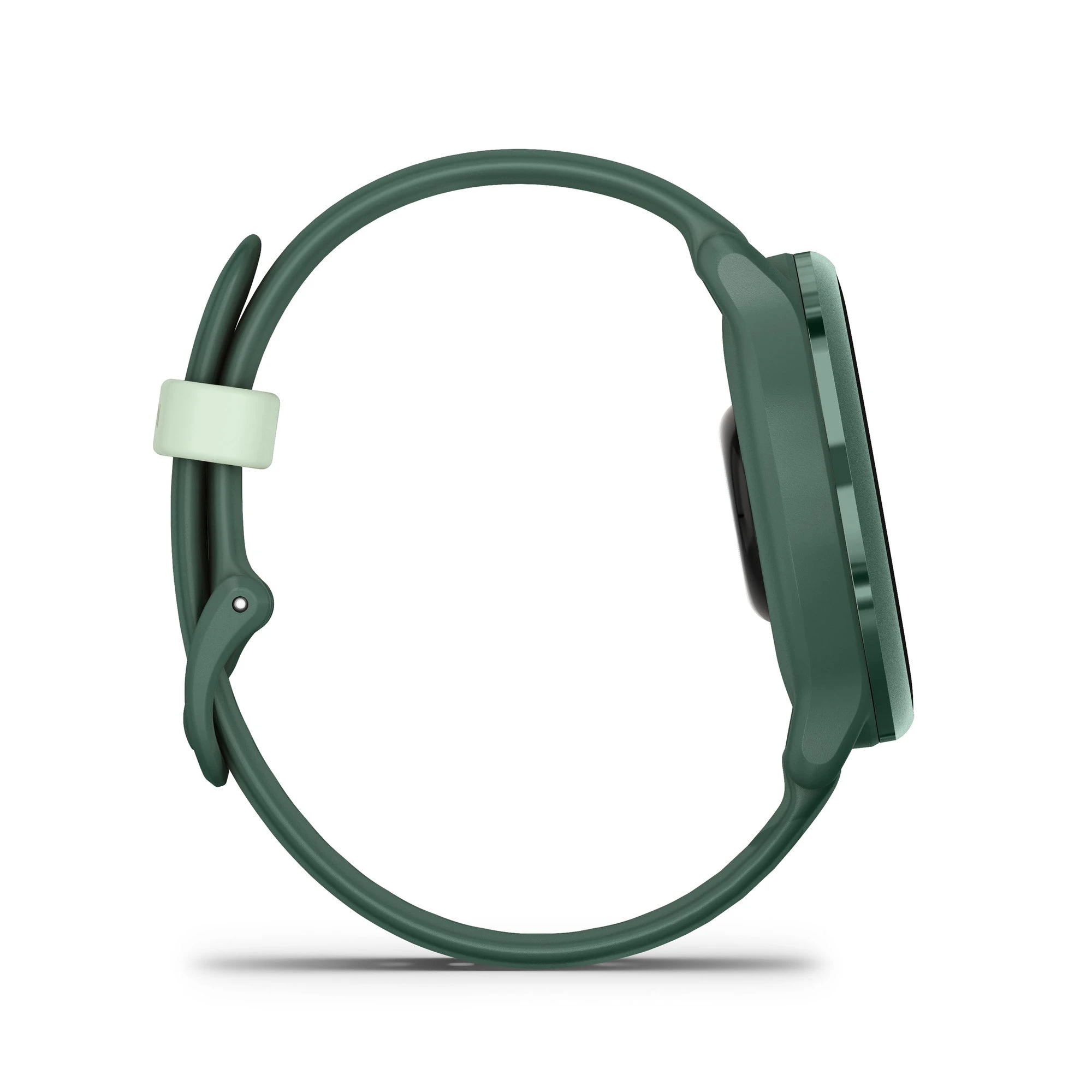 2. Garmin - vivoactive 6 smartwatch cu GPS și AMOLED - ramă și carcasă verde Jasper - bratara din silicon verde Jasper