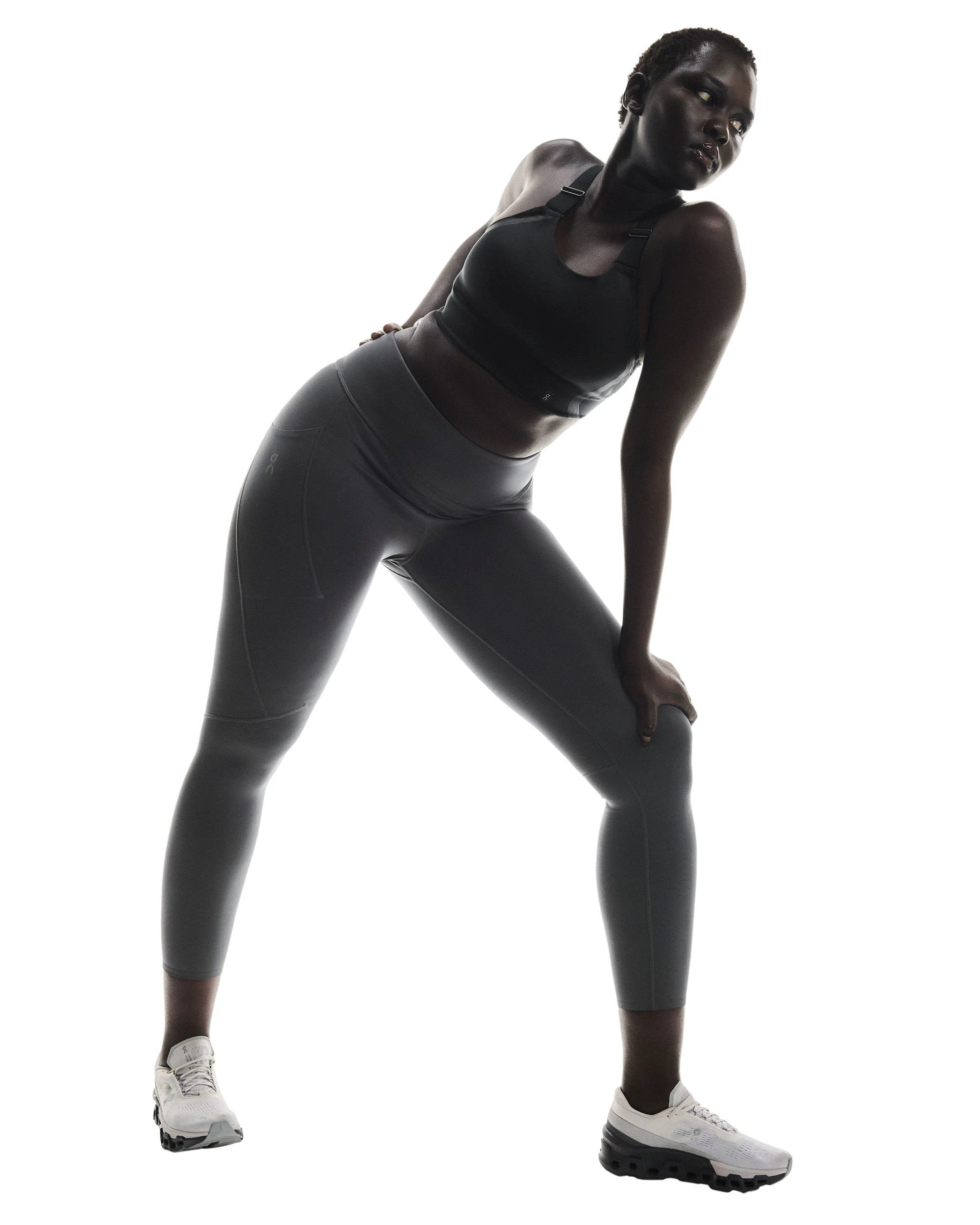 4. On - colanti - Performance Tights 7/8 W - Eclipse