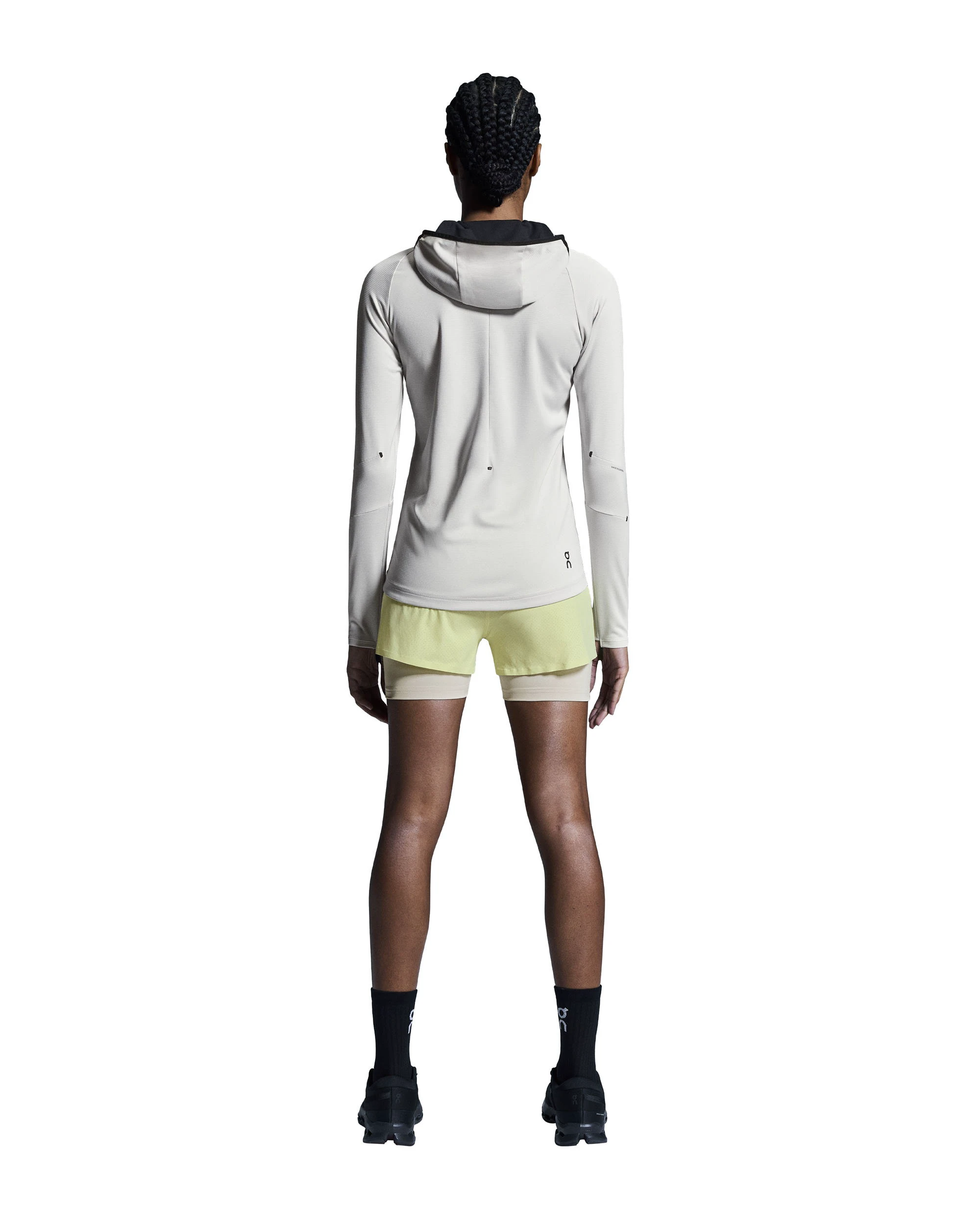 2. On - pantaloni scurti - 3" Performance 2/1 Shorts W - Limelight | Sand