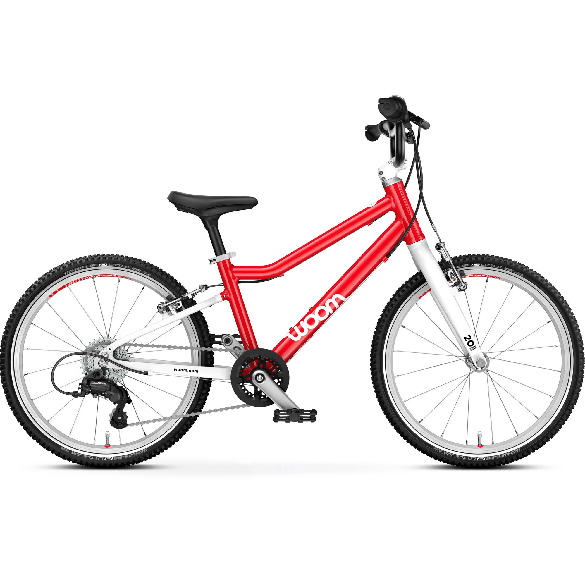 1. Bicicleta copii Woom 4 Go cu roti 20" rosu Woom Red