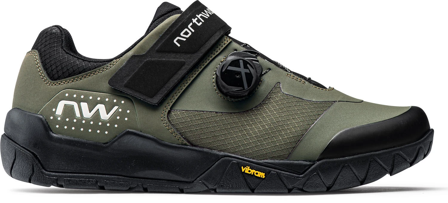 1. Northwave - pantofi ciclism MTB AM - Overland Plus - dark green
