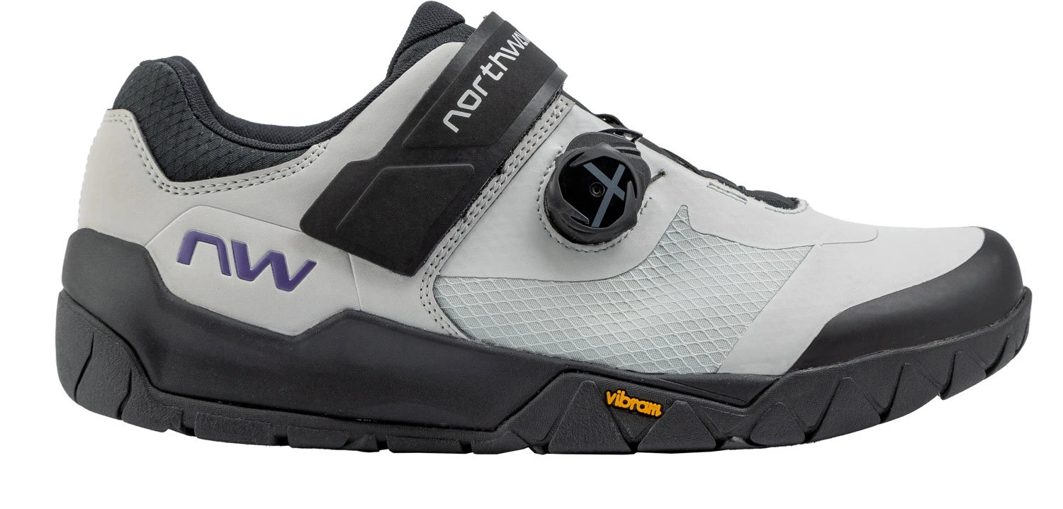 Northwave - pantofi ciclism MTB AM - Overland Plus - Light Grey | Dark Purple - 62970