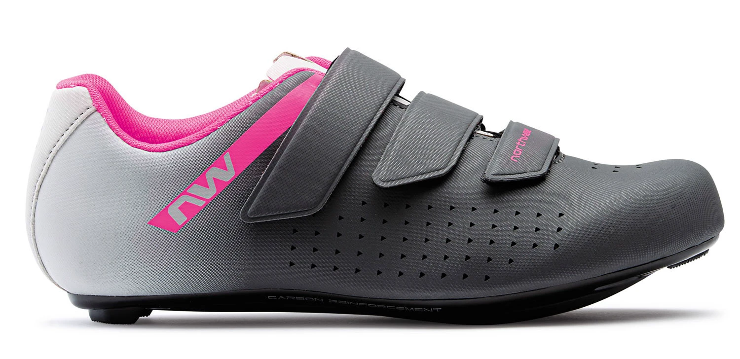 1. Northwave - pantofi ciclism sosea - Core 2 WMN - Dark Grey