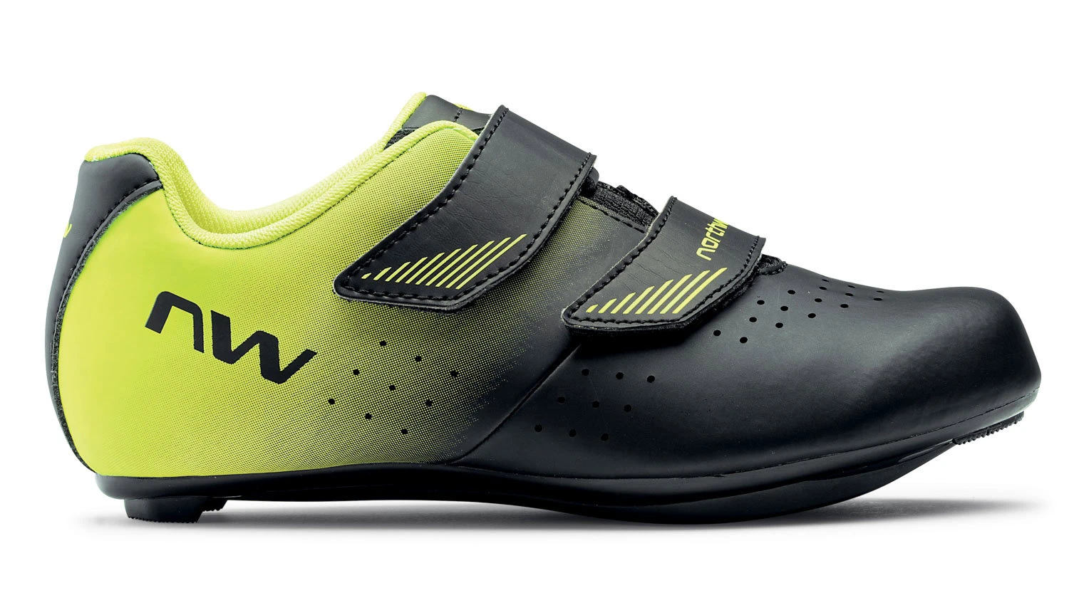 Northwave - pantofi ciclism sosea - Core Junior - Black | Yellow Fluo - 62892