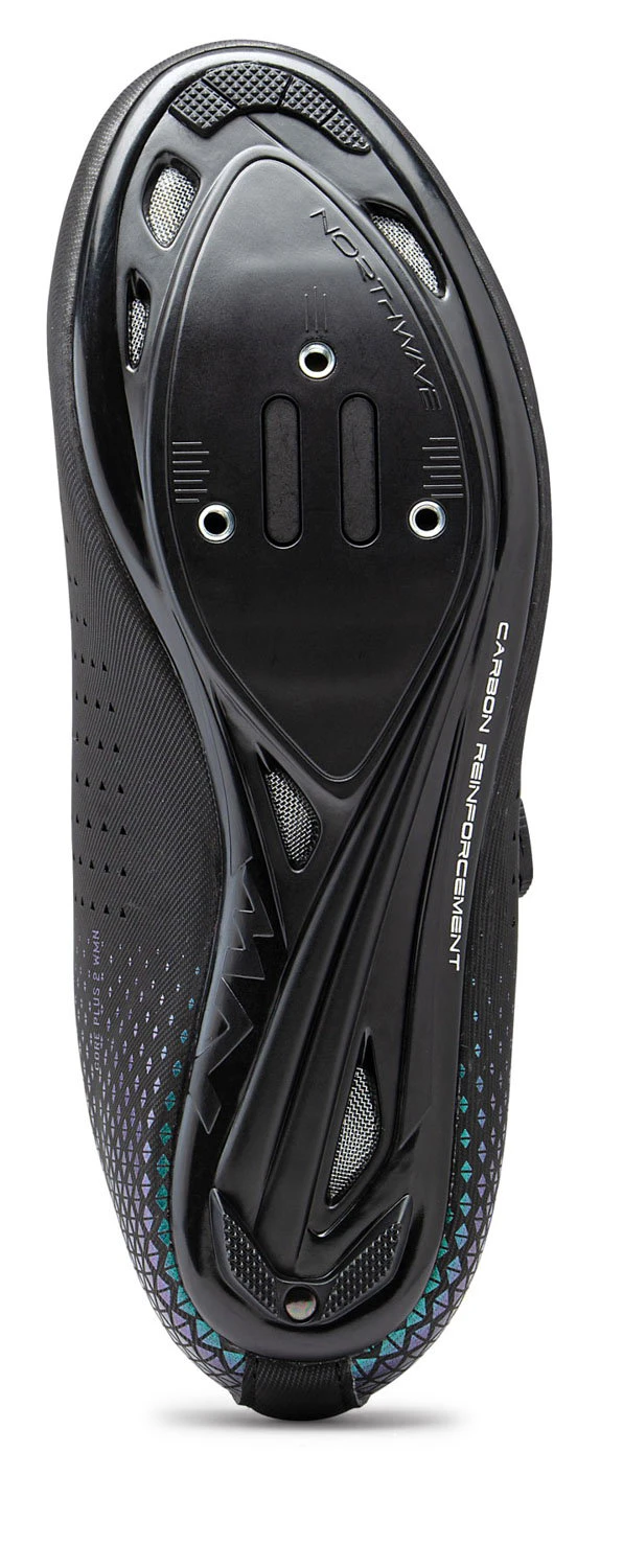 2. Northwave - pantofi ciclism sosea - Core Plus 2 WMN - Black | Iridescent