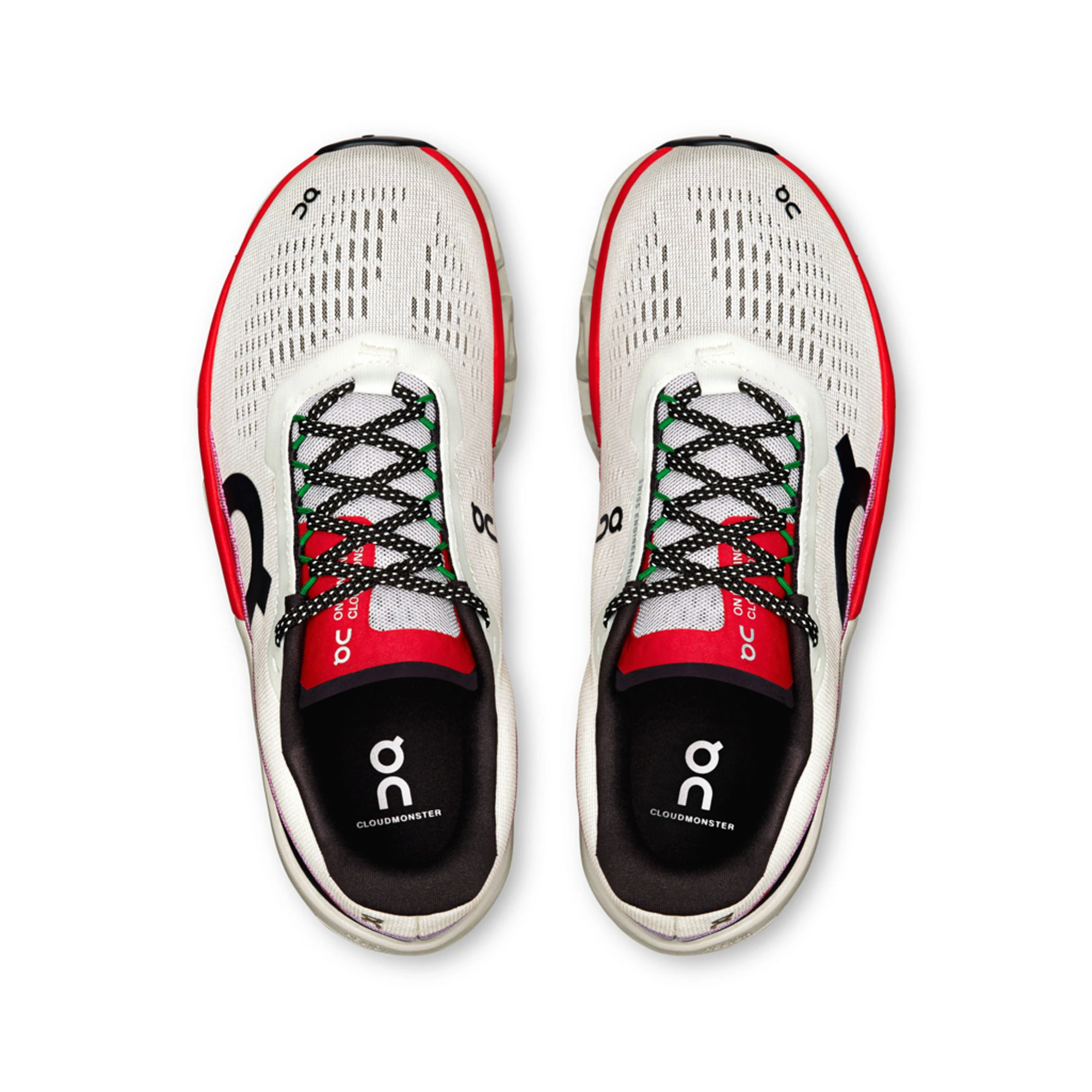3. On - pantofi alergare - Cloudmonster 2 W - Ivory | Red