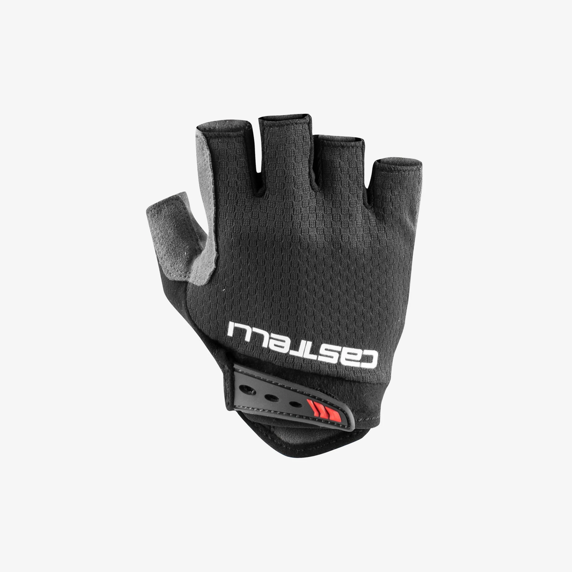 1. Castelli - manusi ciclism degete scurte copii - Entrata V Kid Glove - negru deschis