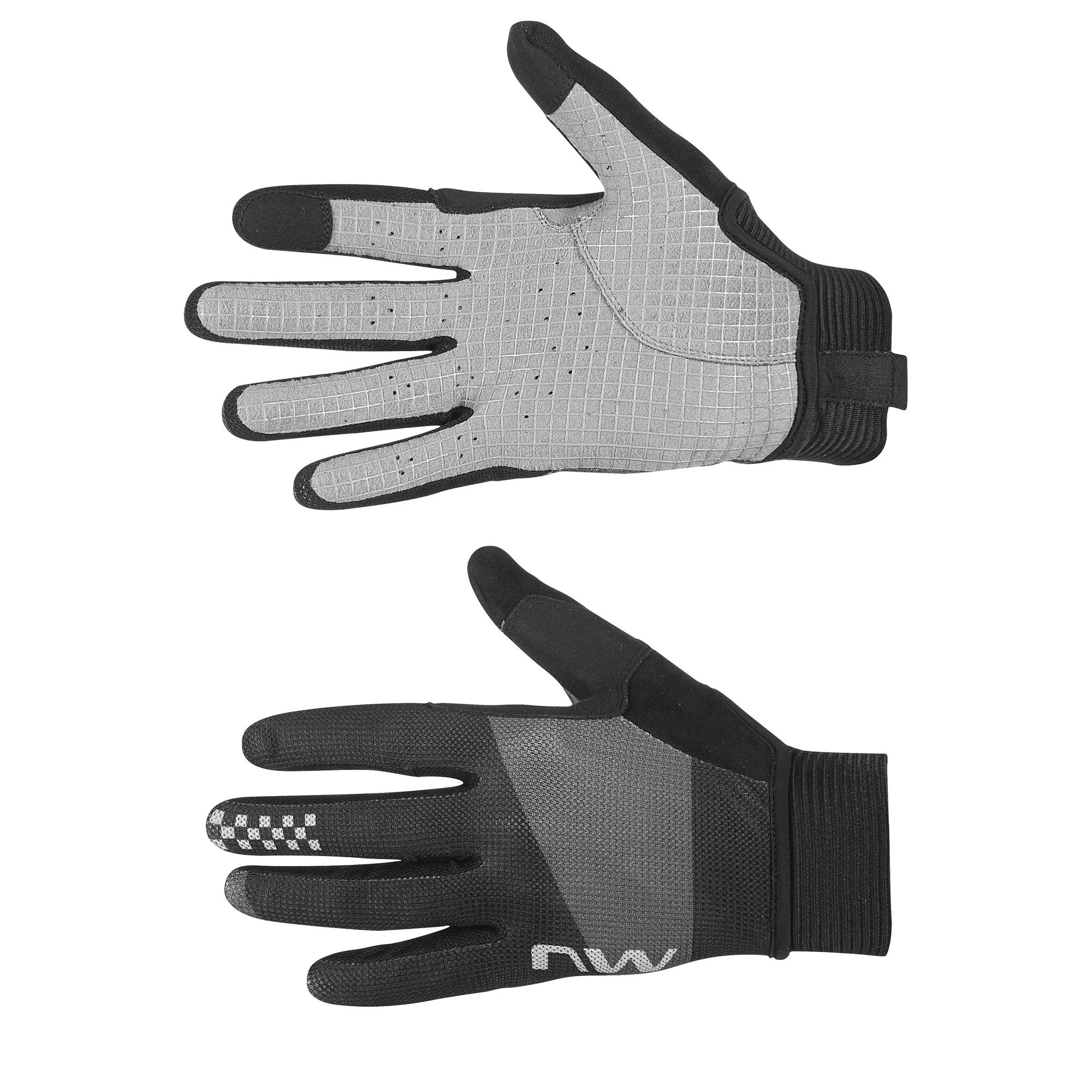 1. Northwave - manusi degete lungi - Air LF - negru gri