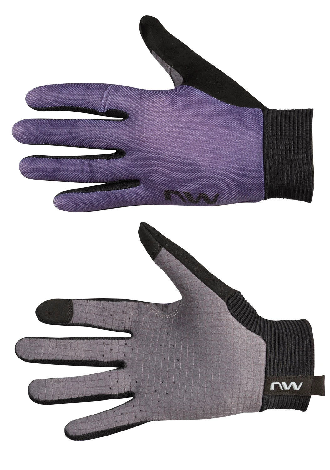 1. Northwave - manusi degete lungi - AIR LF W Full Finger Glove - Dark Purple