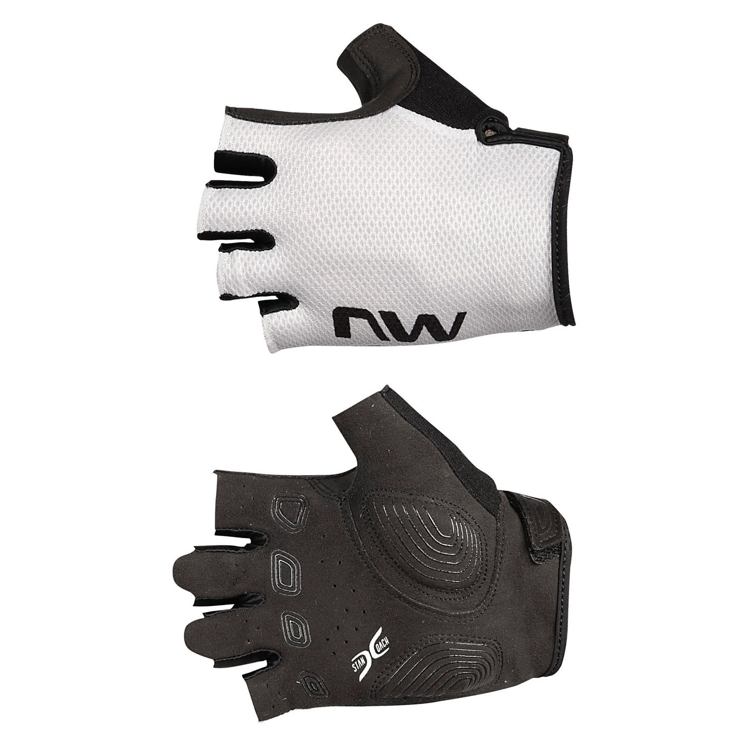 1. Northwave - manusi degete scurte - Active Short Finger Glove - Light Grey