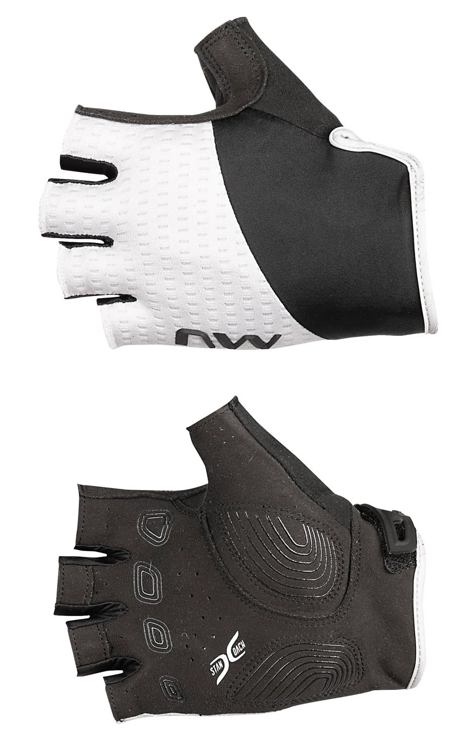 Northwave - manusi degete scurte - Fast Short Finger Glove - Light Grey - 63026