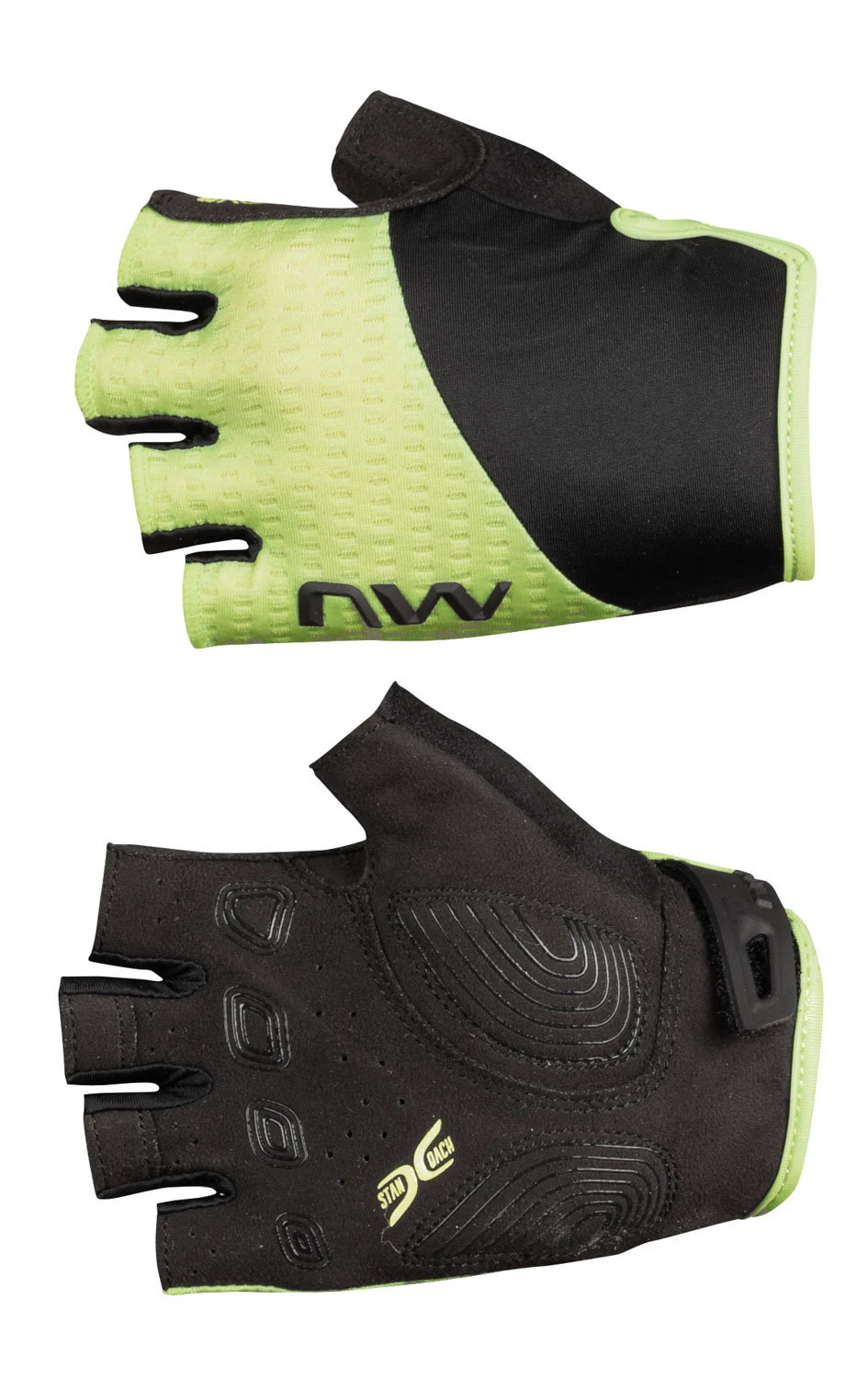 1. Northwave - manusi degete scurte - Fast Woman Short Finger Glove - Cool Matcha