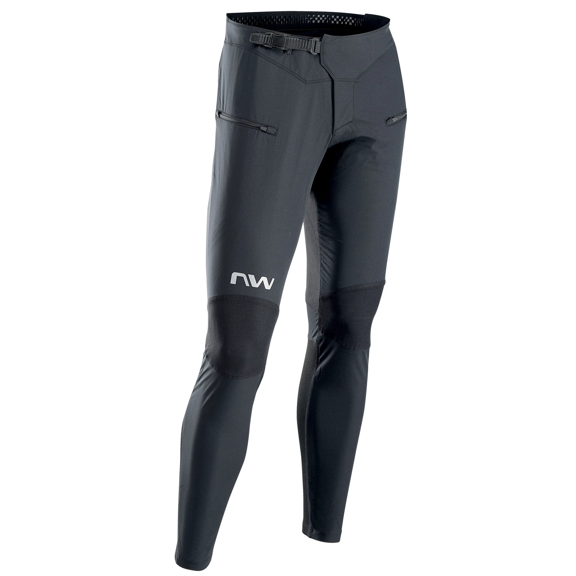 1. Northwave - pantaloni scurti cilism - Bomb Long Pant - Black