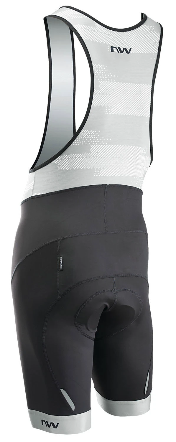 2. Northwave - pantaloni scurti cilism cu bretele - Active EVO Bibshort - Black | Light Grey