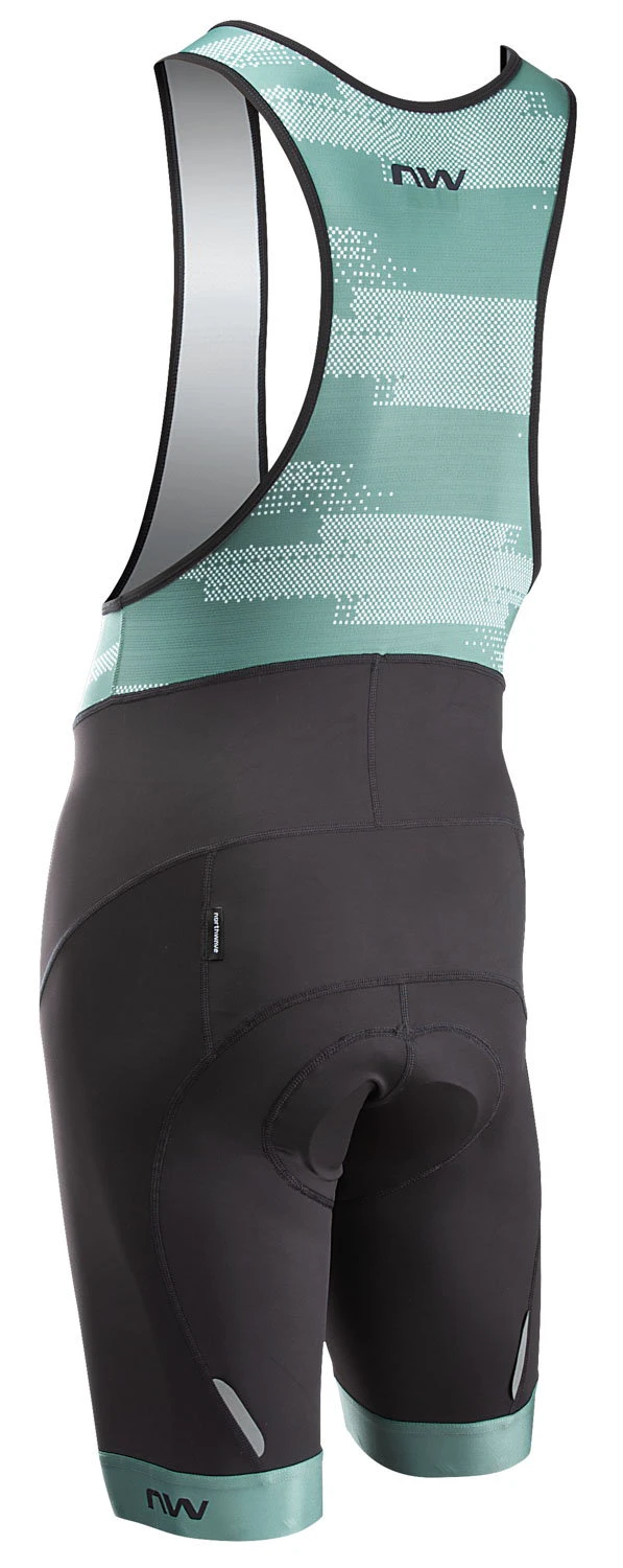 2. Northwave - pantaloni scurti cilism cu bretele - Active EVO Bibshort - Black | Sage