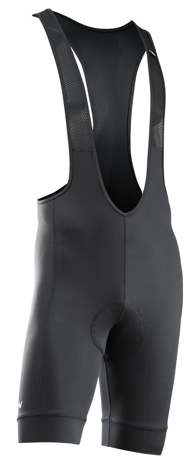 1. Northwave - pantaloni scurti cilism cu bretele - Active GEL Bibshort - Black