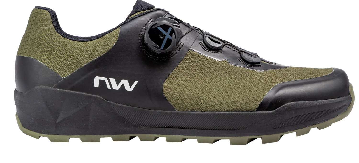 1. Northwave - pantofi ciclism MTB All Terrain - Corsair 2 - green forest I black