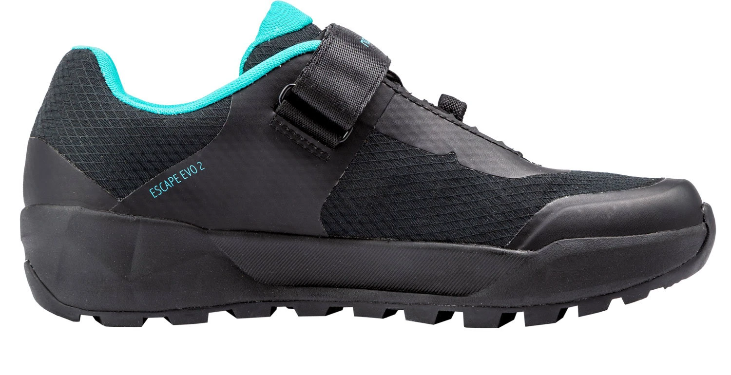 3. Northwave - pantofi ciclism MTB AM - Escape EVO 2 WMN - Black | Turquoise