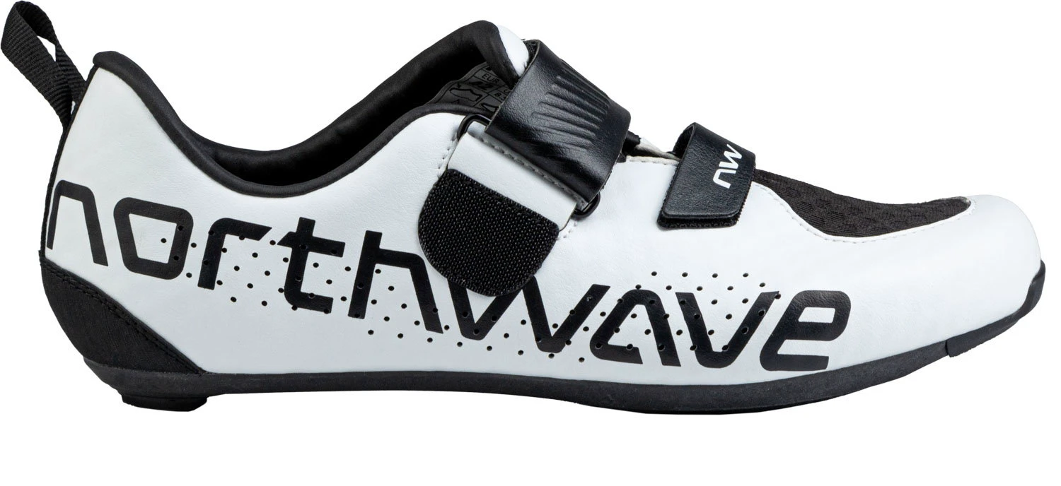 Northwave - pantofi ciclism sosea triatlon - Tribute Carbon - White | Black - 62915