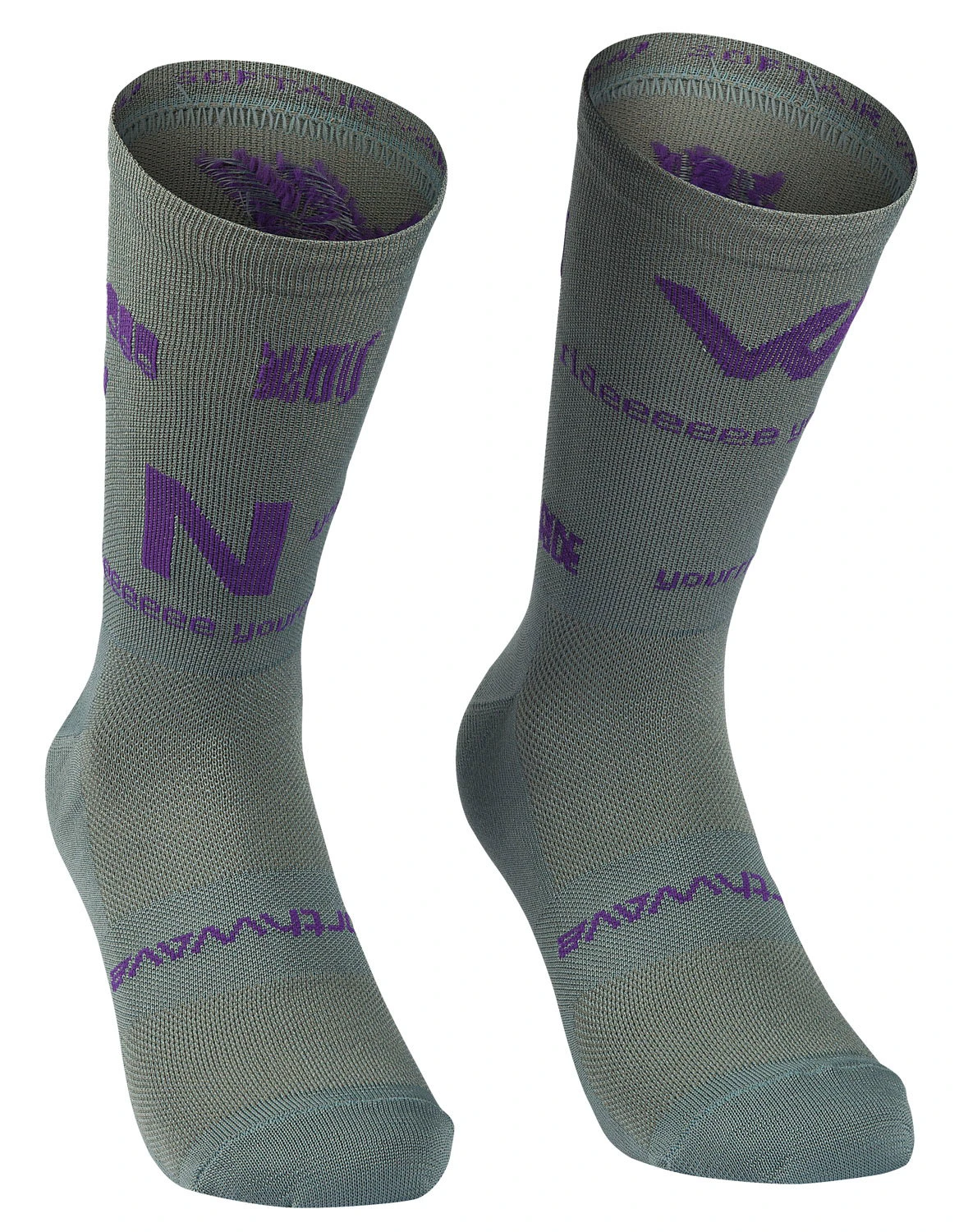 2. Northwave - sosete ciclism - Type Sock - Sage | Dark Purple