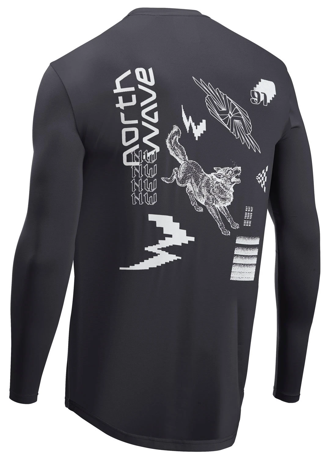 2. Northwave - tricou ciclism maneca lunga - Xtrail Jersey Long Sleeve - Black