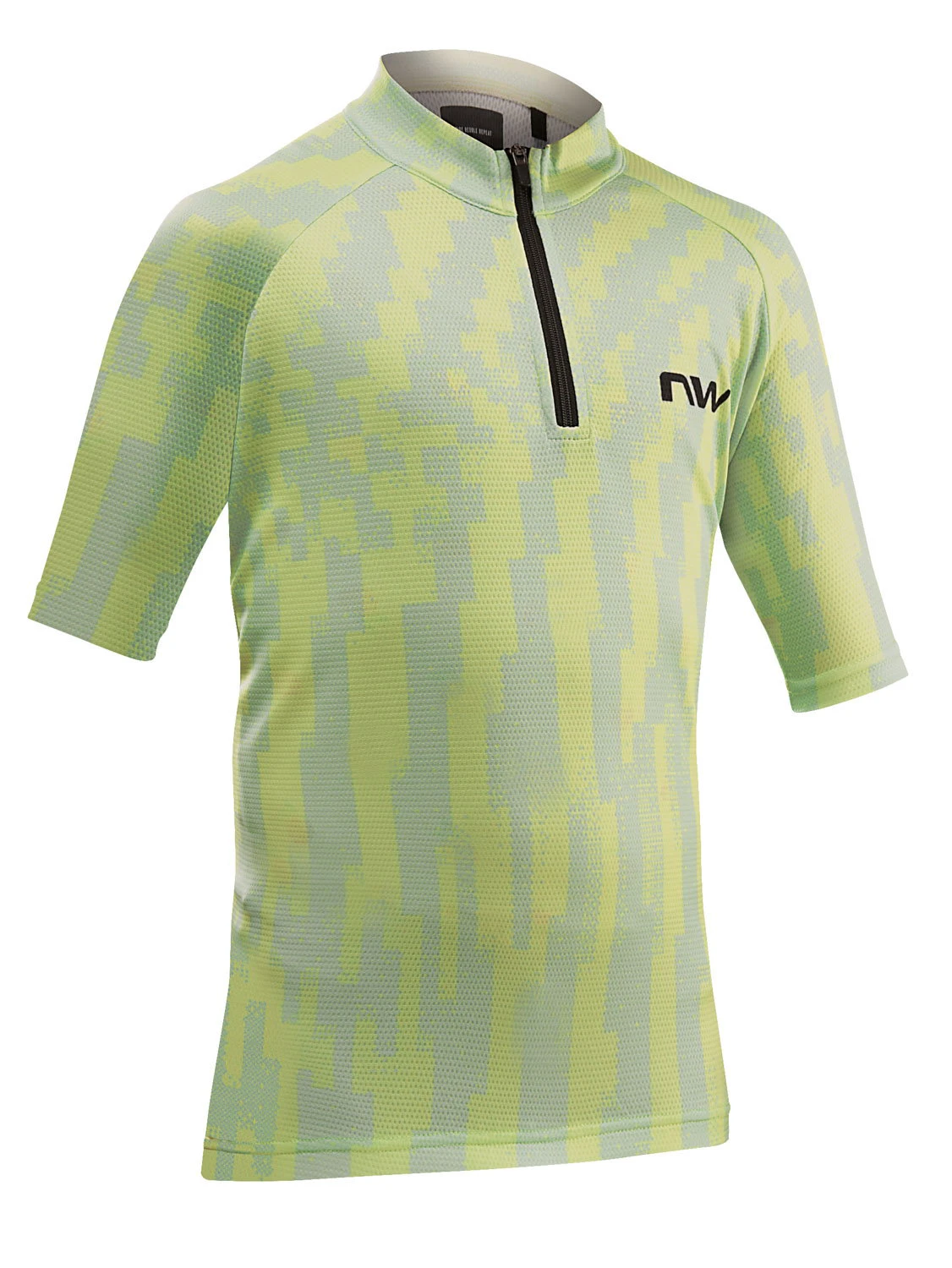 1. Northwave - tricou ciclism maneca scurta copii - Force Evo K - verde Cool Matcha