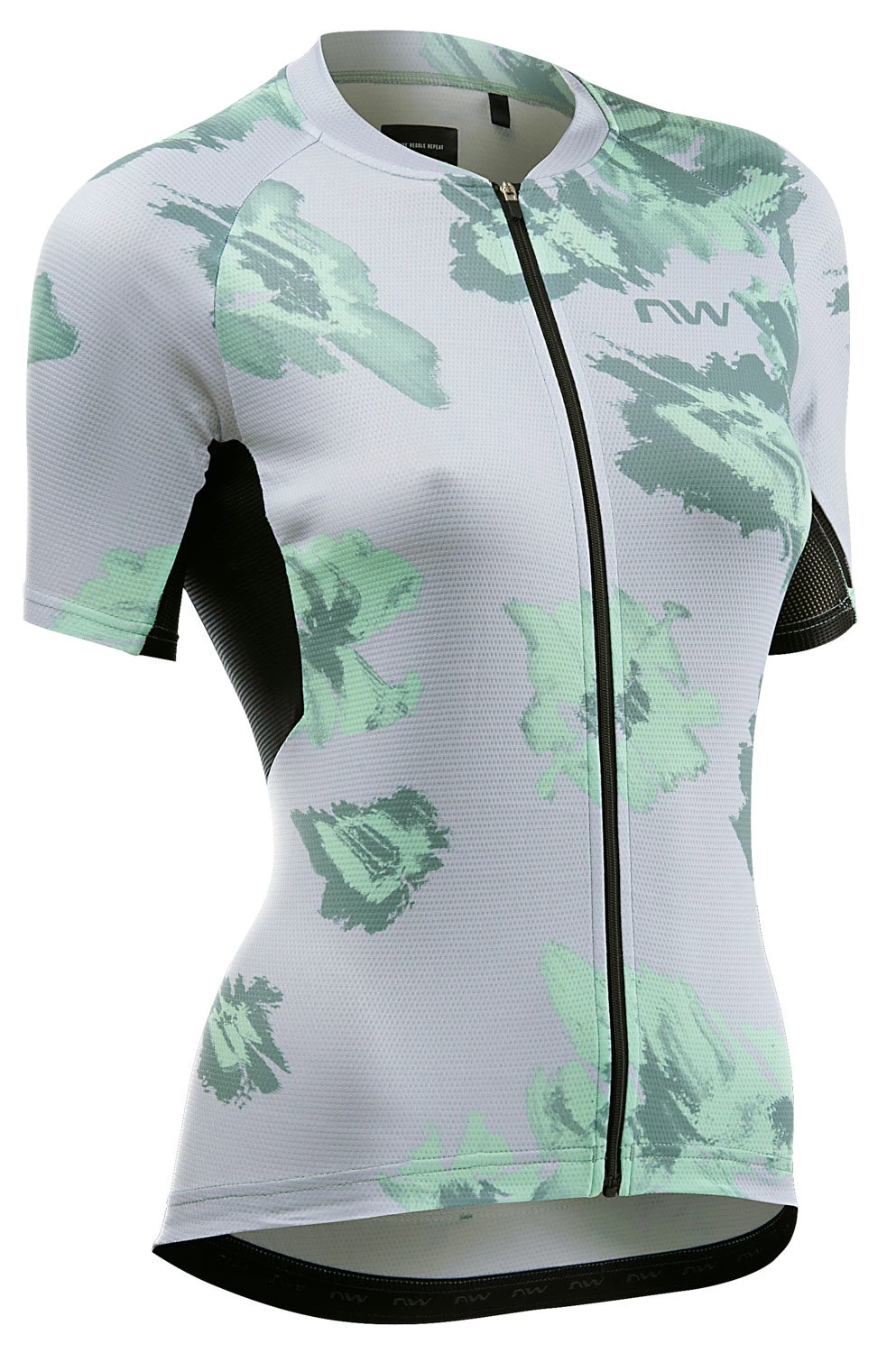 1. Northwave - tricou ciclism maneca scurta - Force EVO Woman Jersey Short Sleeve - Light Grey | Sage