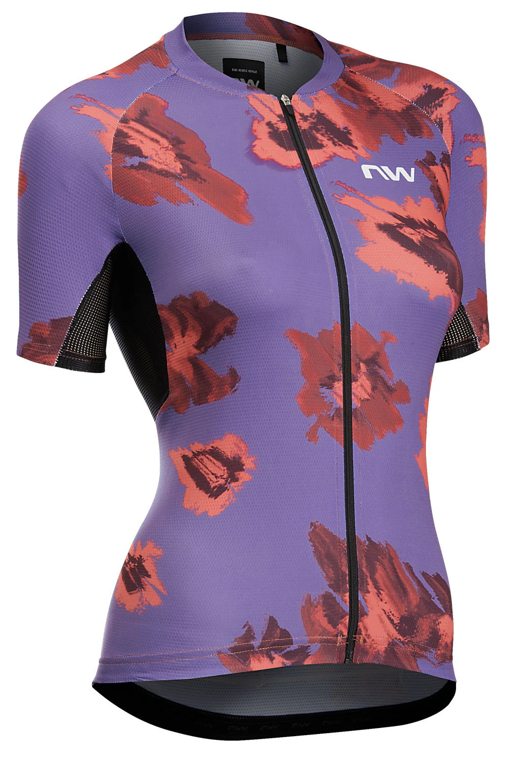 1. Northwave - tricou ciclism maneca scurta - Force EVO Woman Jersey Short Sleeve - Dark Purple | Radiant Red