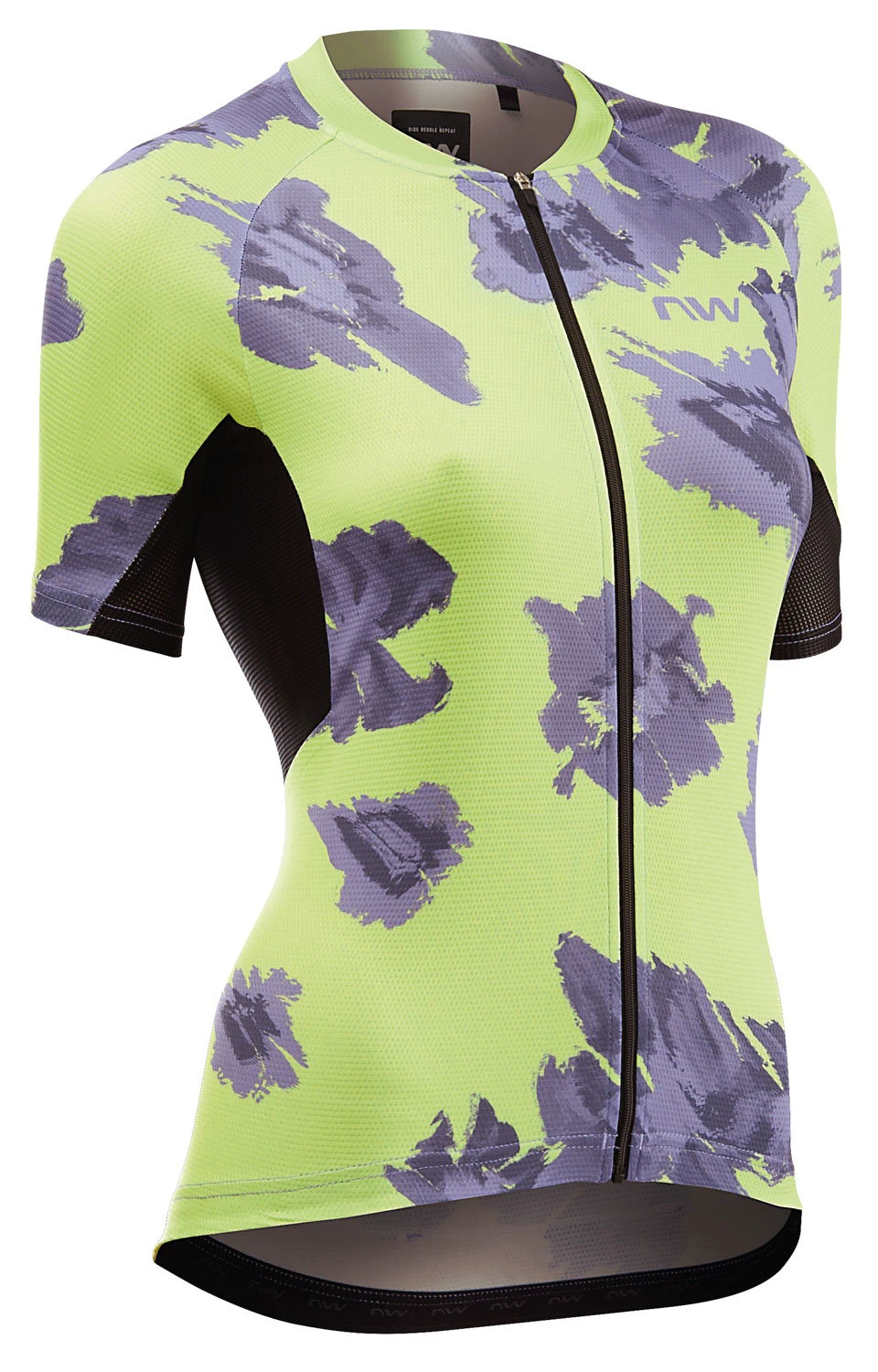 Northwave - tricou ciclism maneca scurta - Force EVO Woman Jersey Short Sleeve - Cool Matcha | Dark Purple - 63136