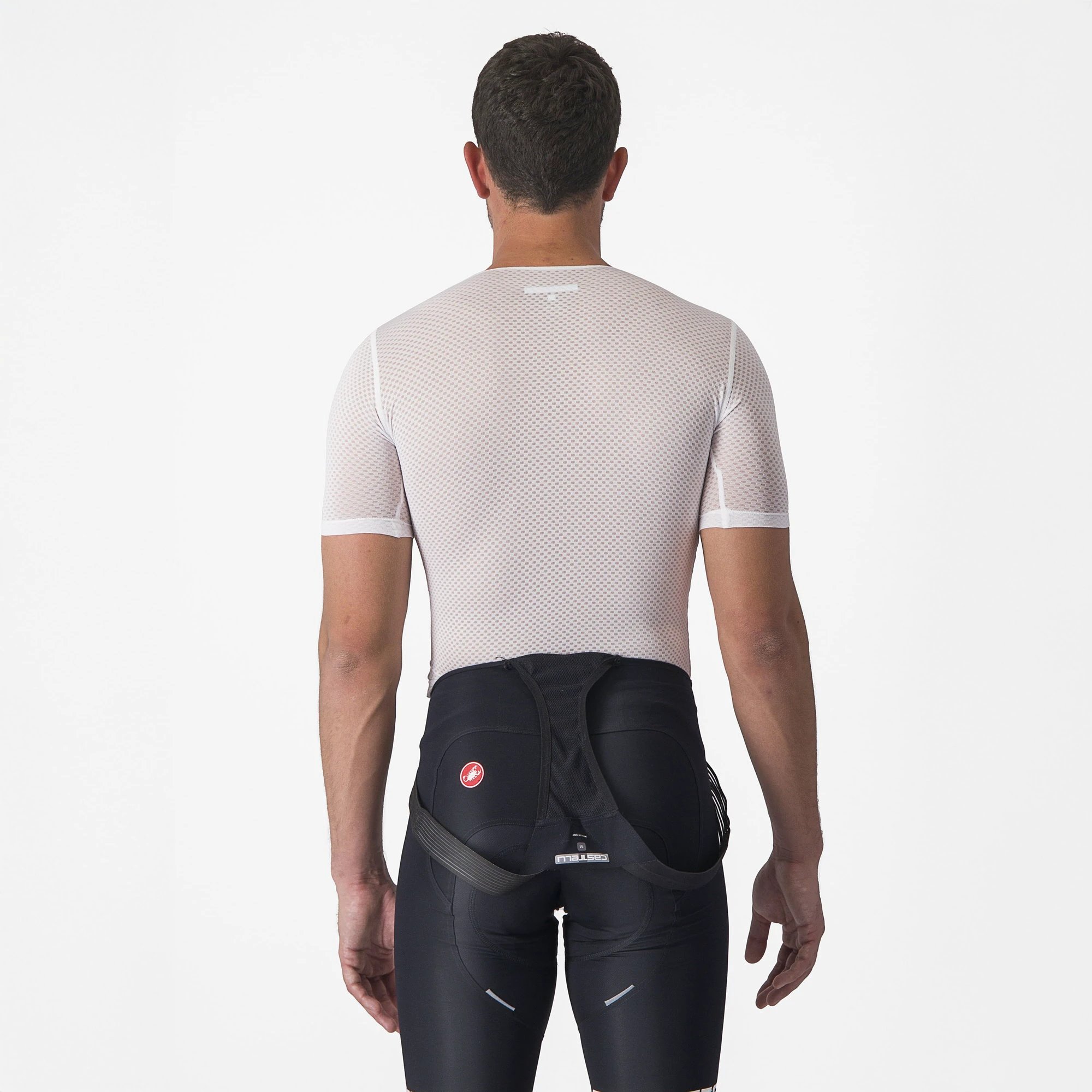 2. Castelli - bluza de corp cu maneca scurta - Pro Mesh 2.0 Short Sleeve - 15-28 gr C - alb