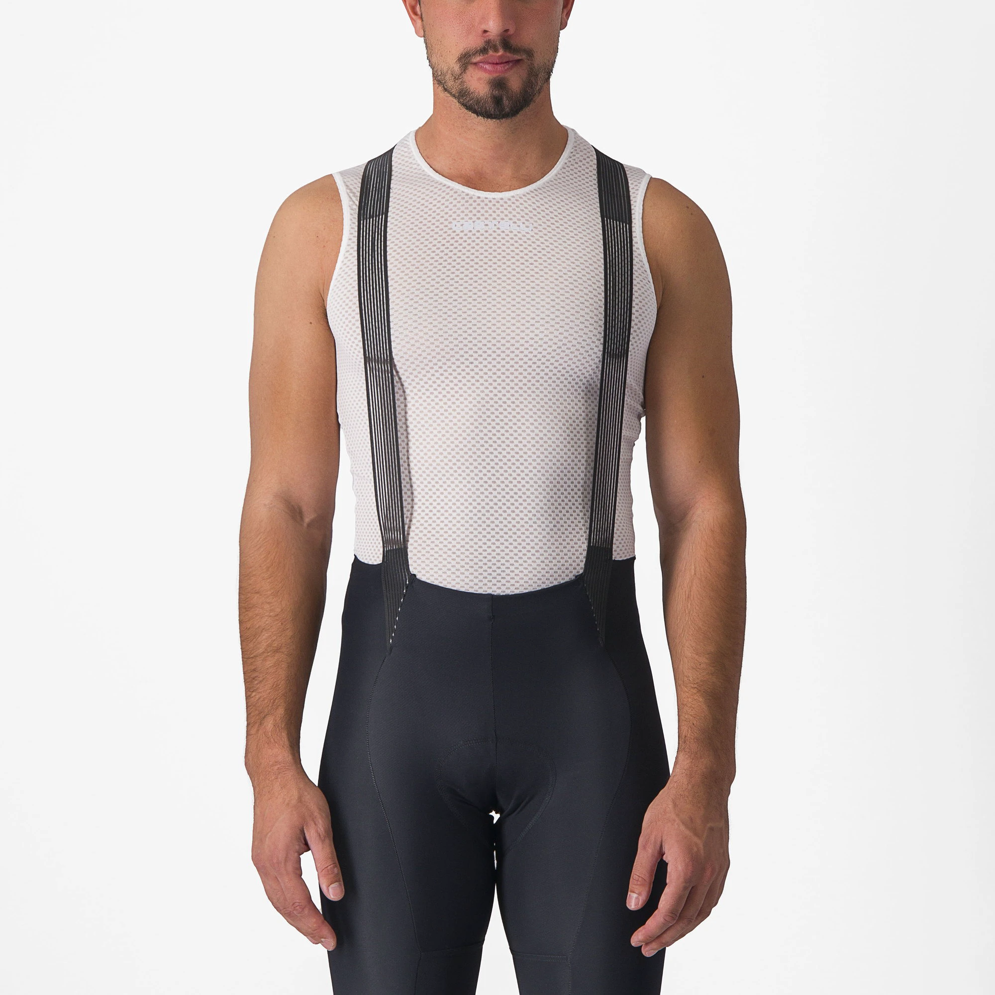 3. Castelli - bluza de corp fara maneci - Pro Mesh 2.0 Sleeveless - 15-28 gr C - alb