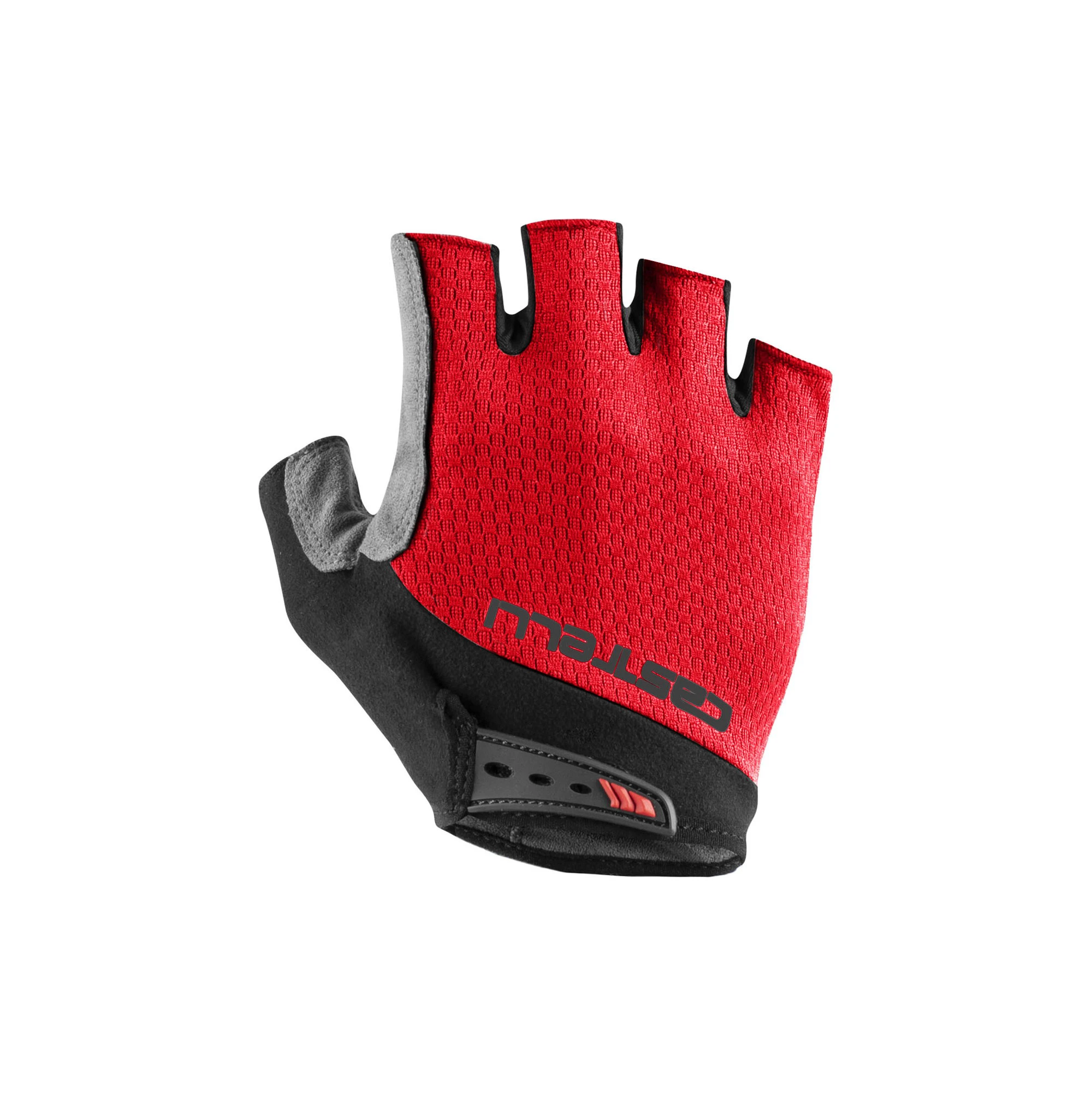 Castelli - manusi ciclism degete scurte - Entrata V Glove - rosu aprins - 63398