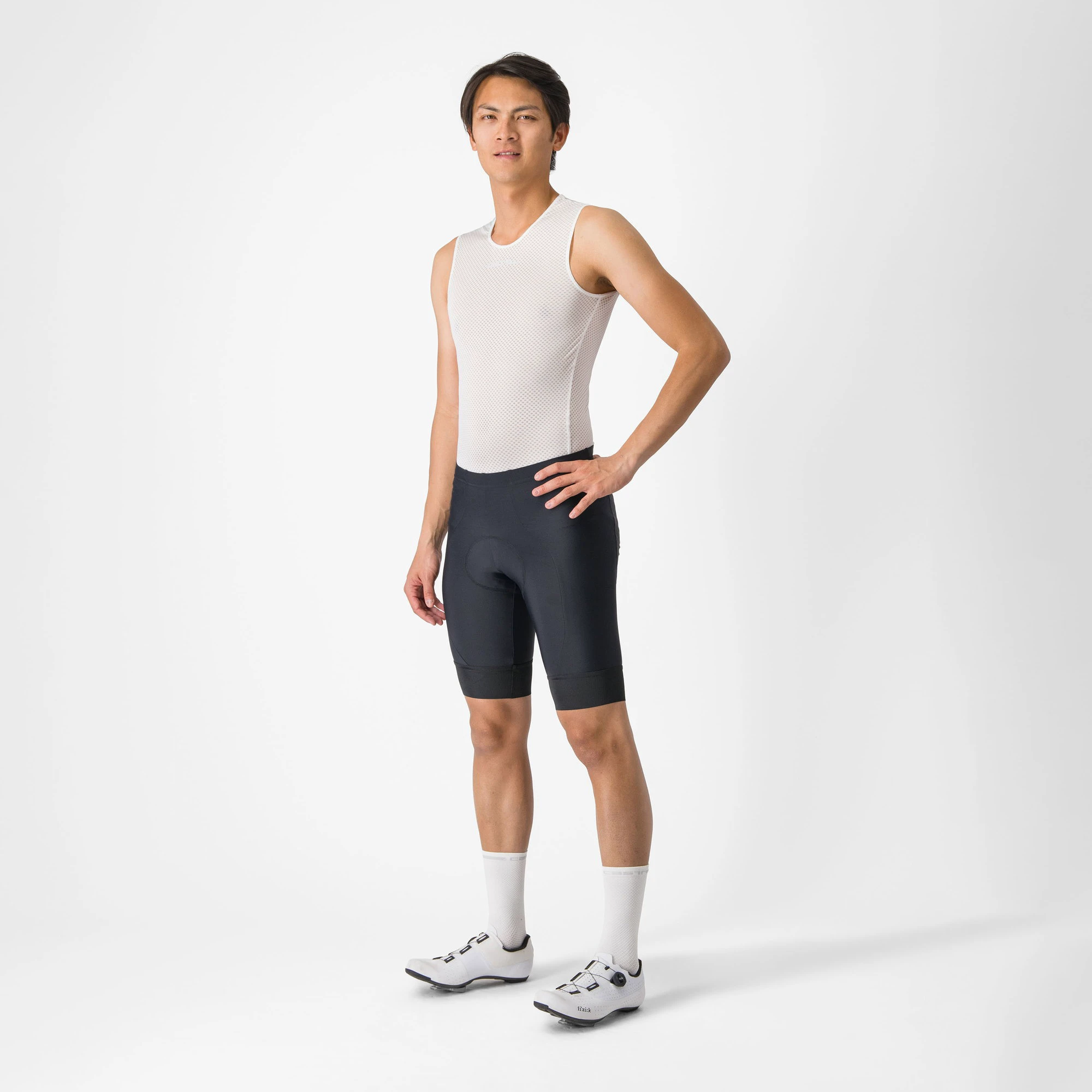 1. Castelli - pantaloni ciclism scurti - Entrata 2 Short - negru