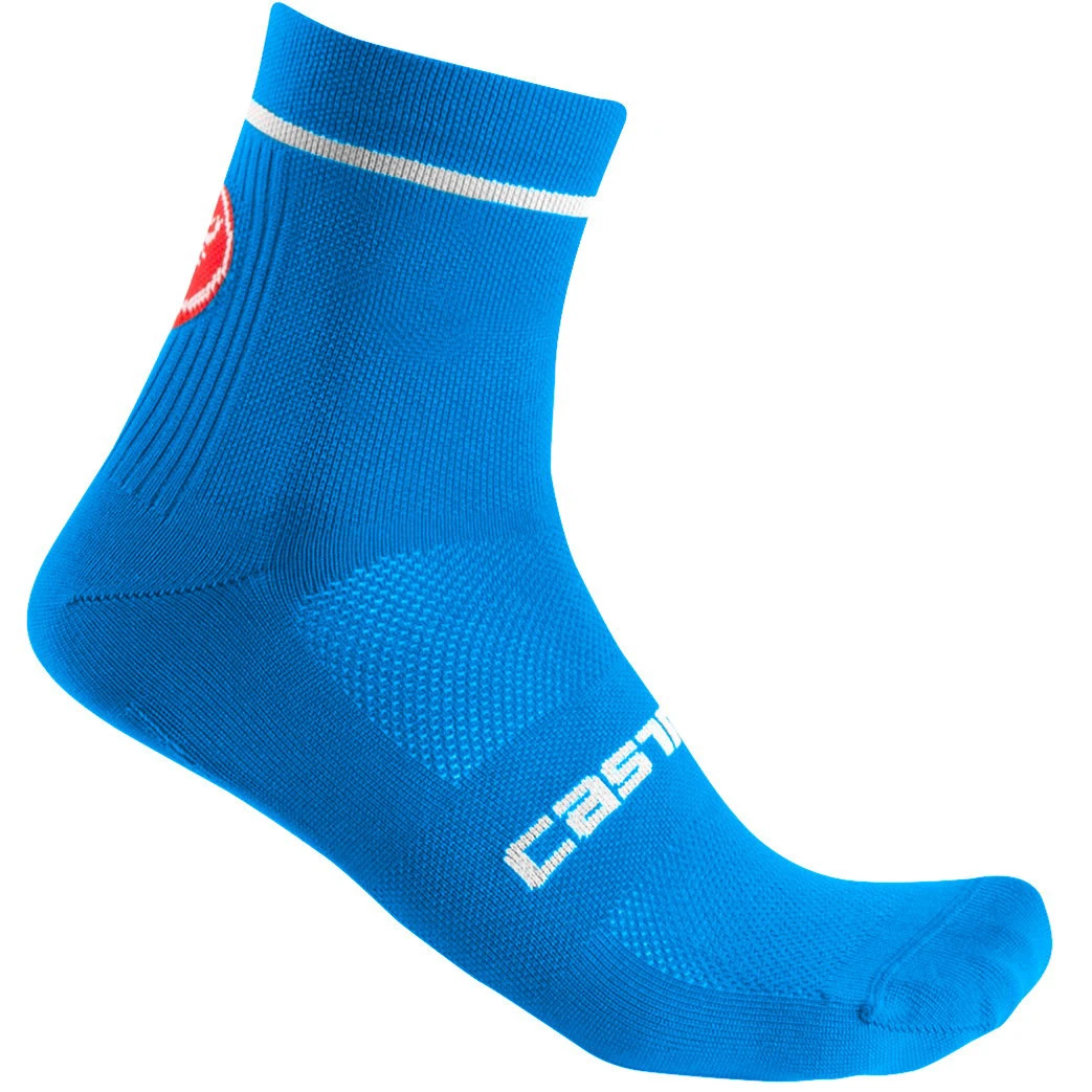 Castelli - sosete ciclism - Entrata 9 Sock - albastru azzurro - 63375