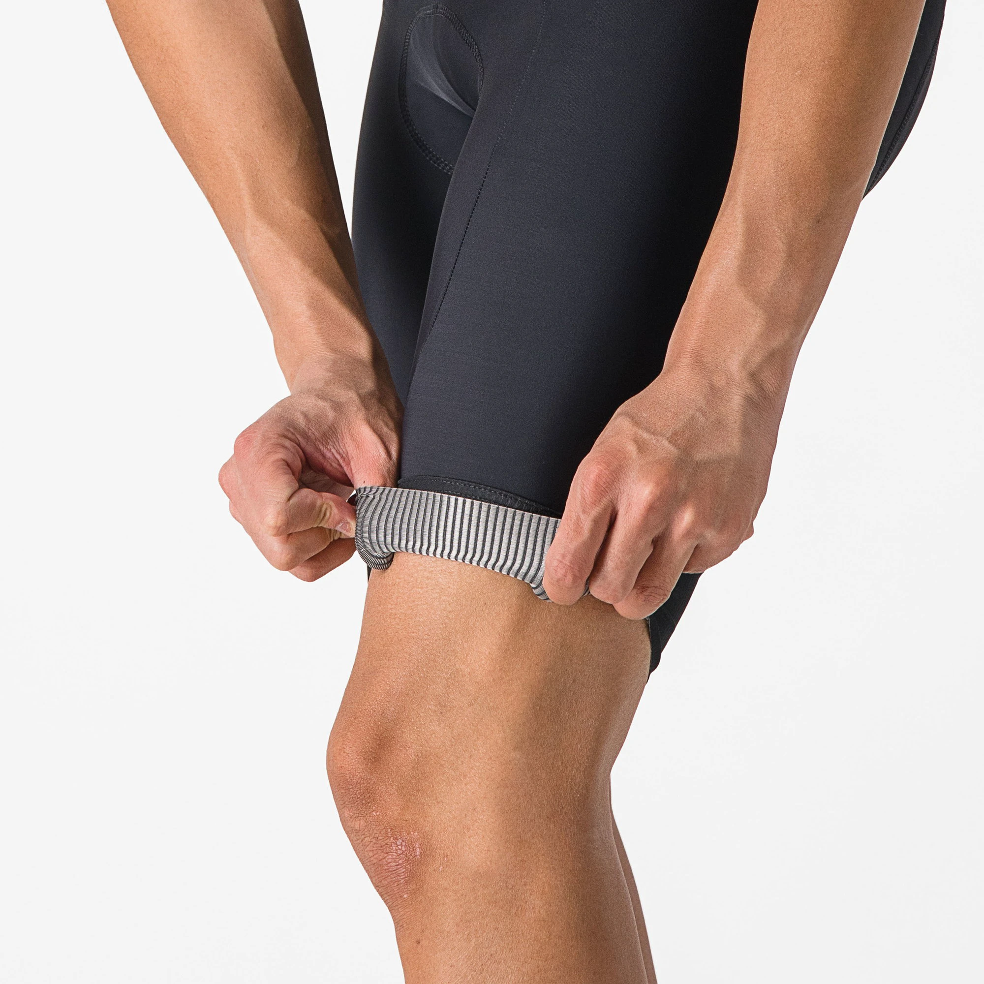 3. Castelli - pantaloni ciclism scurti cu bretele - Entrata 2 Bibshort - 15-35 gr C - negru