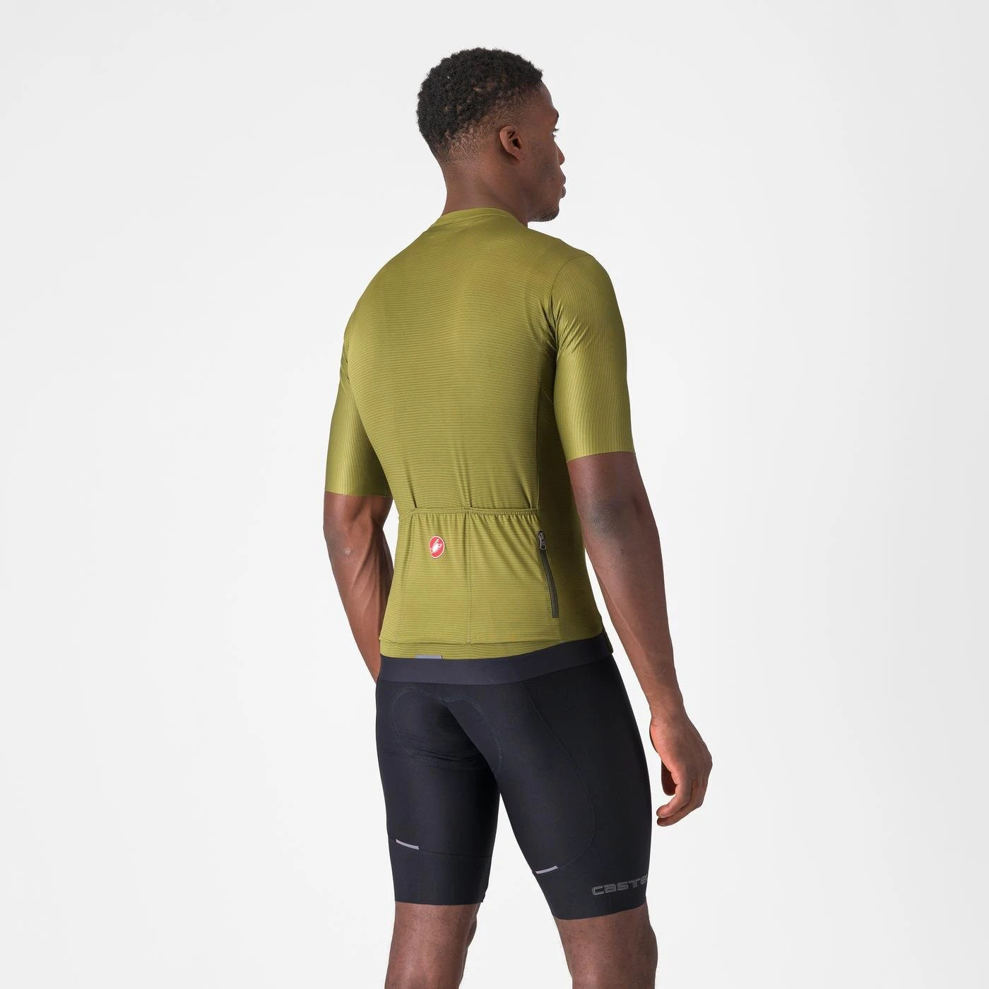 2. Castelli - pantaloni ciclism scurti cu bretele - Espresso Bibshort - 15-35 gr C - negru