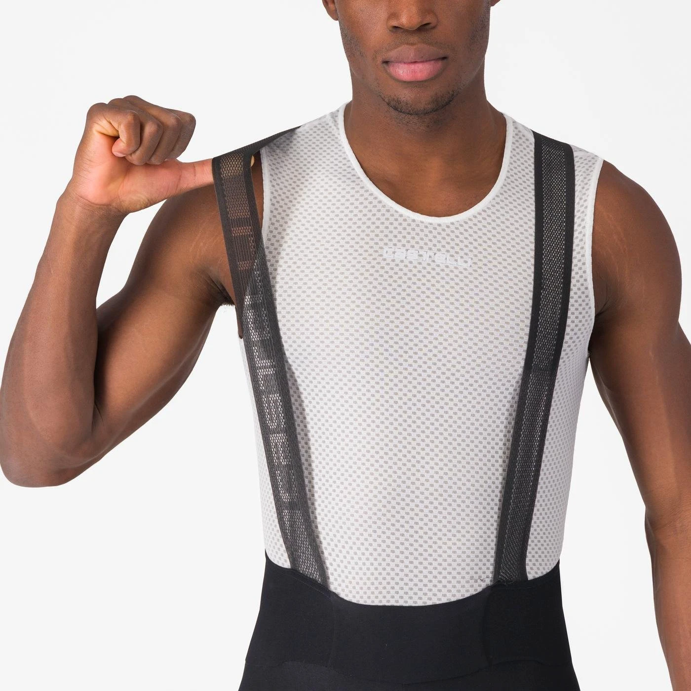4. Castelli - pantaloni ciclism scurti cu bretele - Espresso Bibshort - 15-35 gr C - negru