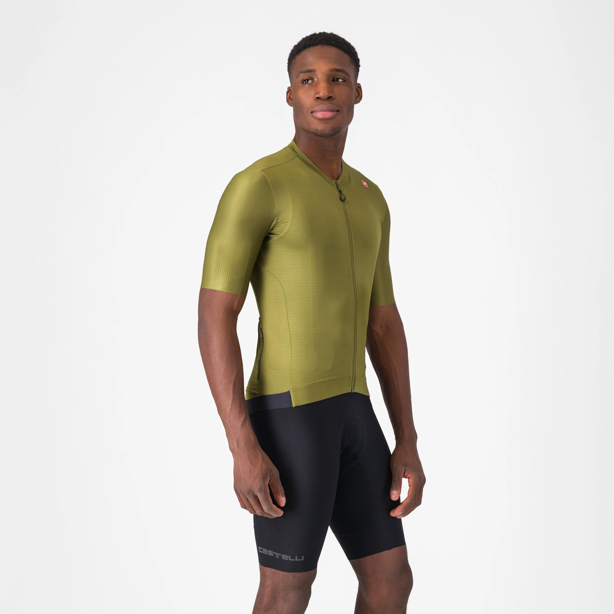 Castelli - pantaloni ciclism scurti cu bretele - Espresso Bibshort - 15-35 gr C - negru - 63839