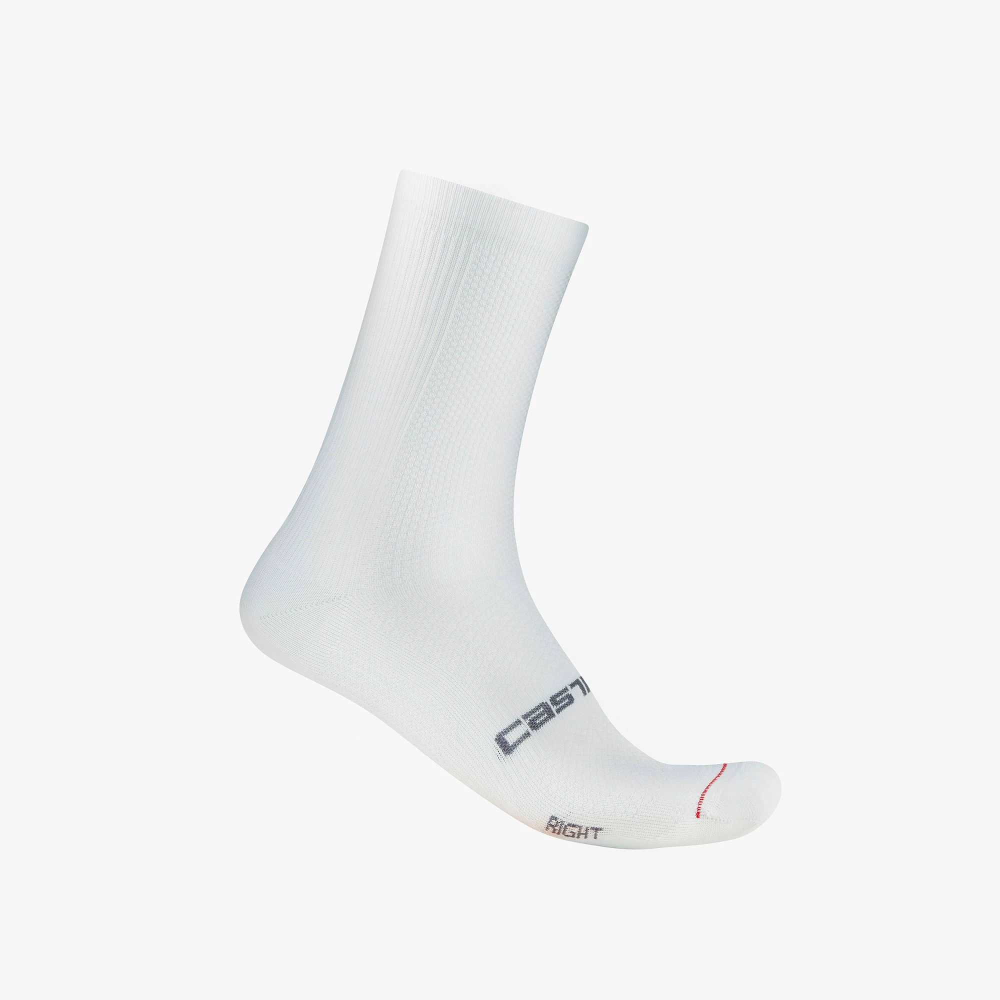 Castelli - sosete ciclism - Espresso 18 Sock - alb - 63767