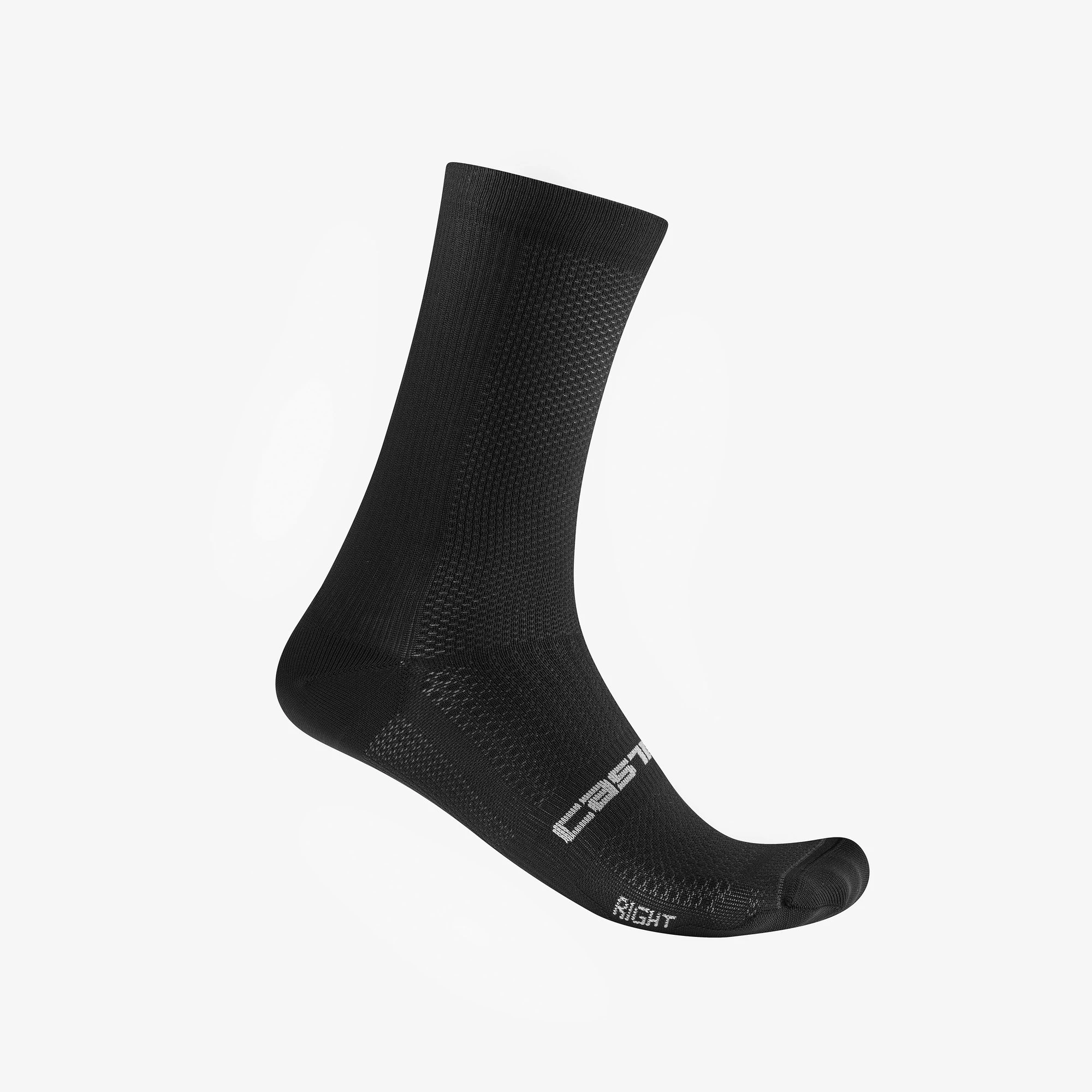 1. Castelli - sosete ciclism - Espresso 18 Sock - negru