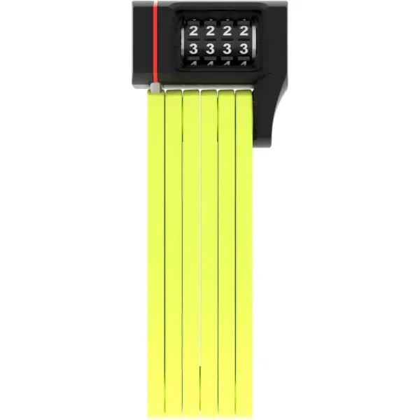 1. Abus - antifurt bicicleta - lacat pliabil cu cifru - uGrip Bordo 5700/80 - lime