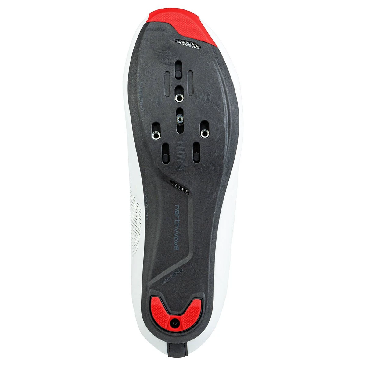 3. Northwave - pantofi ciclism sosea - Revolution - White | Red Fluo