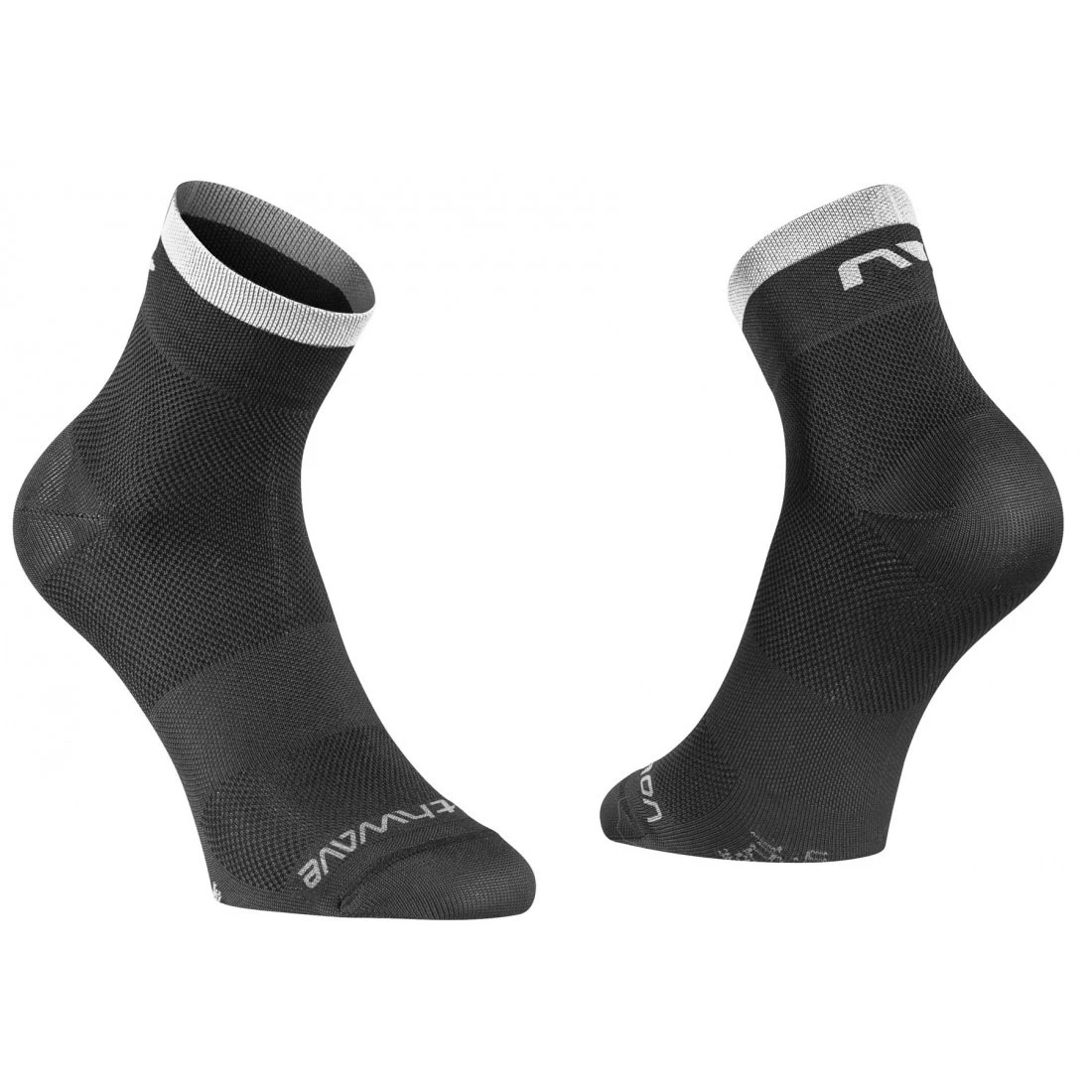 Northwave - sosete ciclism - Origin - inaltime 9 cm - negru-alb - 59649