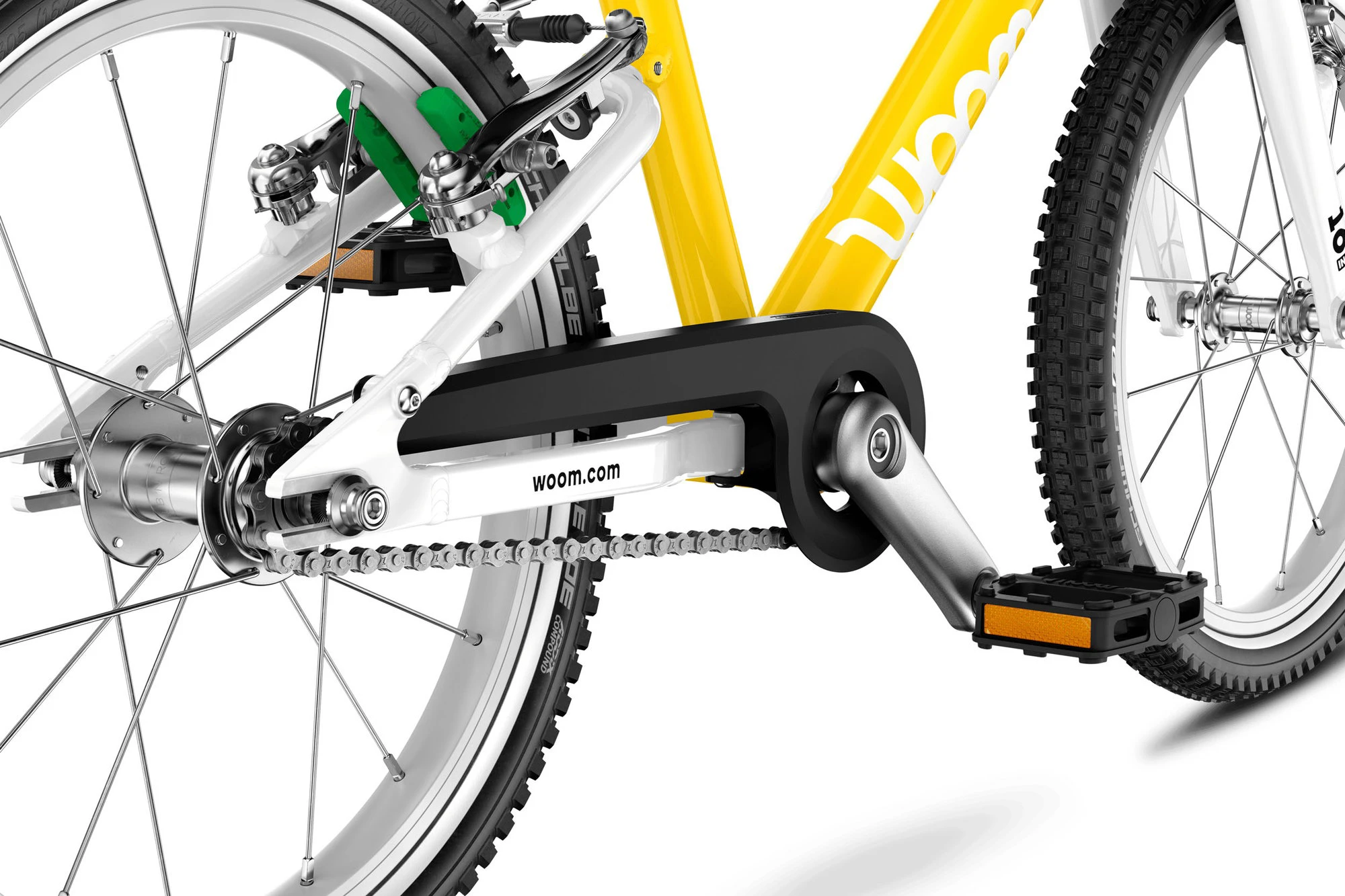 6. Bicicleta copii Woom 3 Go cu roti 16" galben Vibrant Yellow