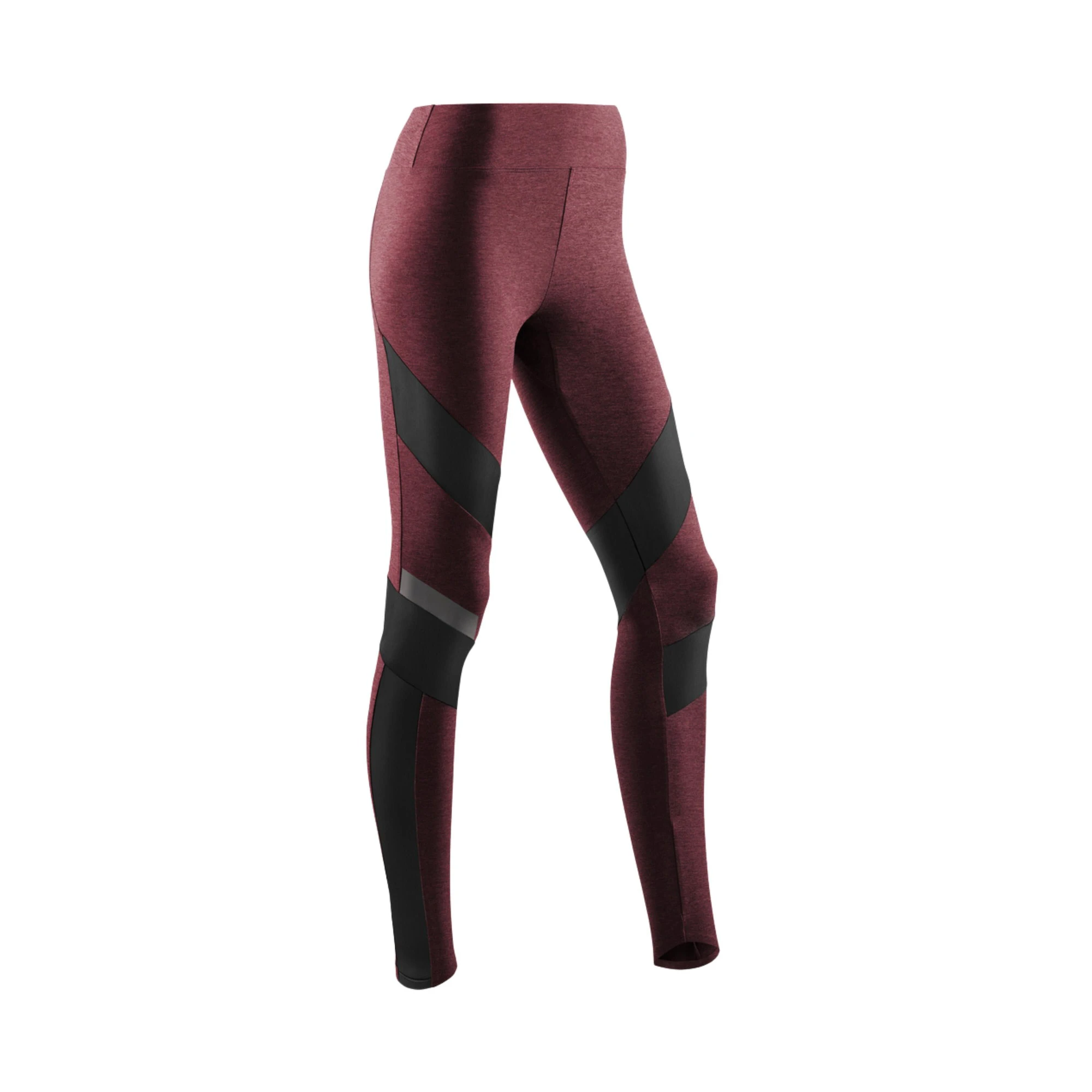 CEP - colanti de alergare - Training Tights W - Visiniu | Cardio cherry melange - 72250