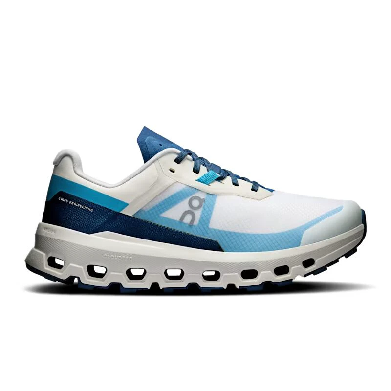 1. On - pantofi alergare trail - Cloudvista 2 W - alb | albastru