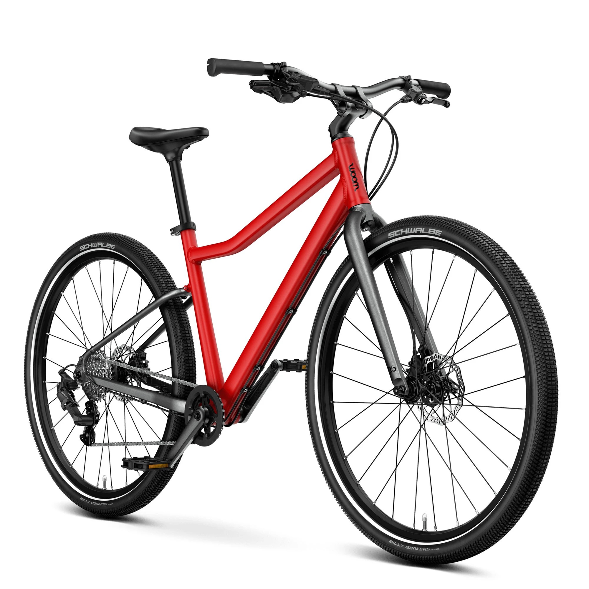 2. Bicicleta copii Woom 6 Explore cu roti 26" rosu Woom Red